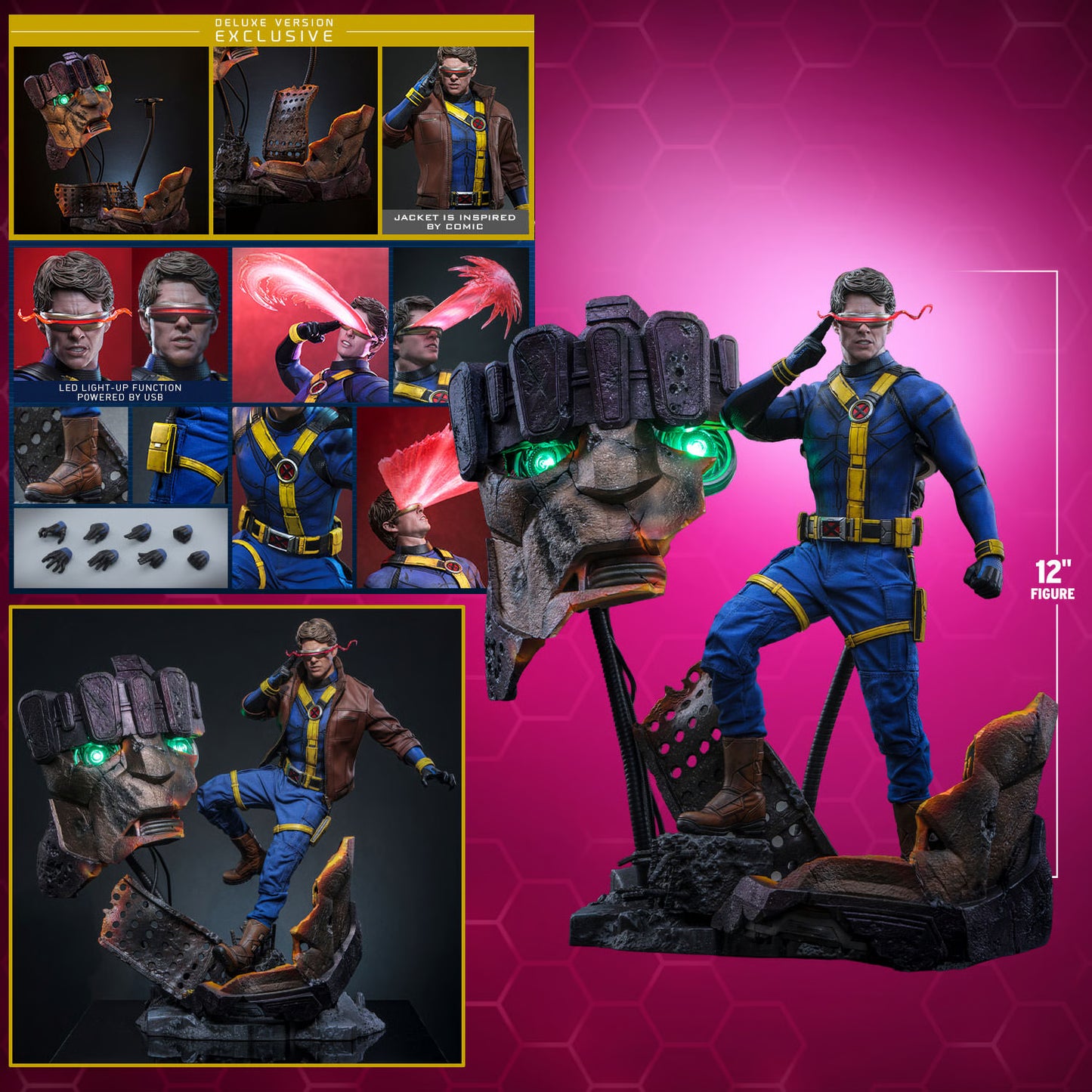 PRE-ORDER Hot Toys Marvel Avengers Doomsday Cyclops Deluxe Edition 1/6 Scale Figure