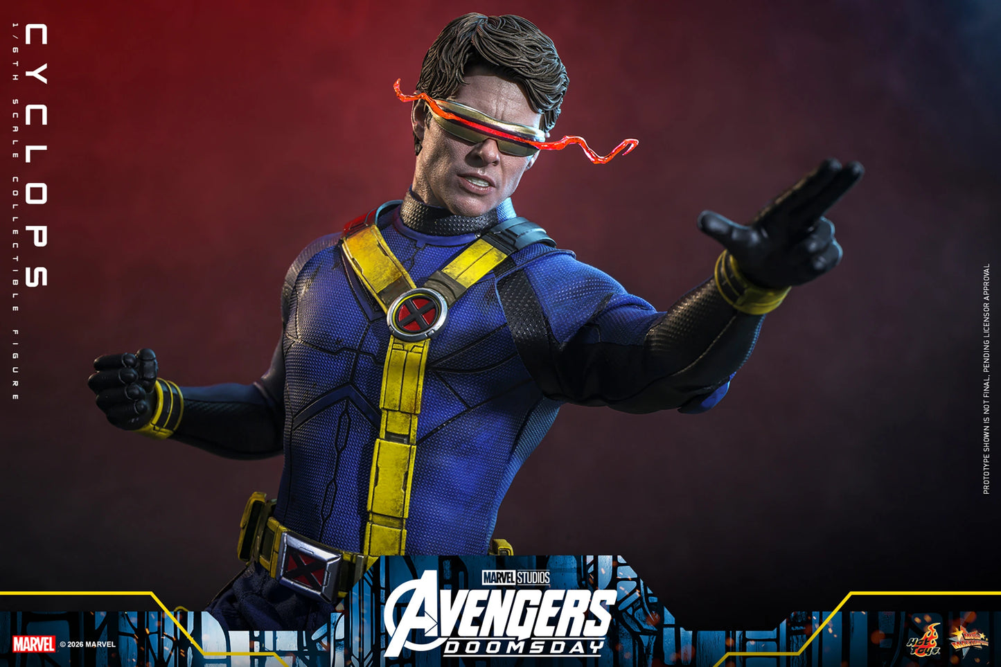 PRE-ORDER Hot Toys Marvel Avengers Doomsday Cyclops Standard Edition 1/6 Scale Figure