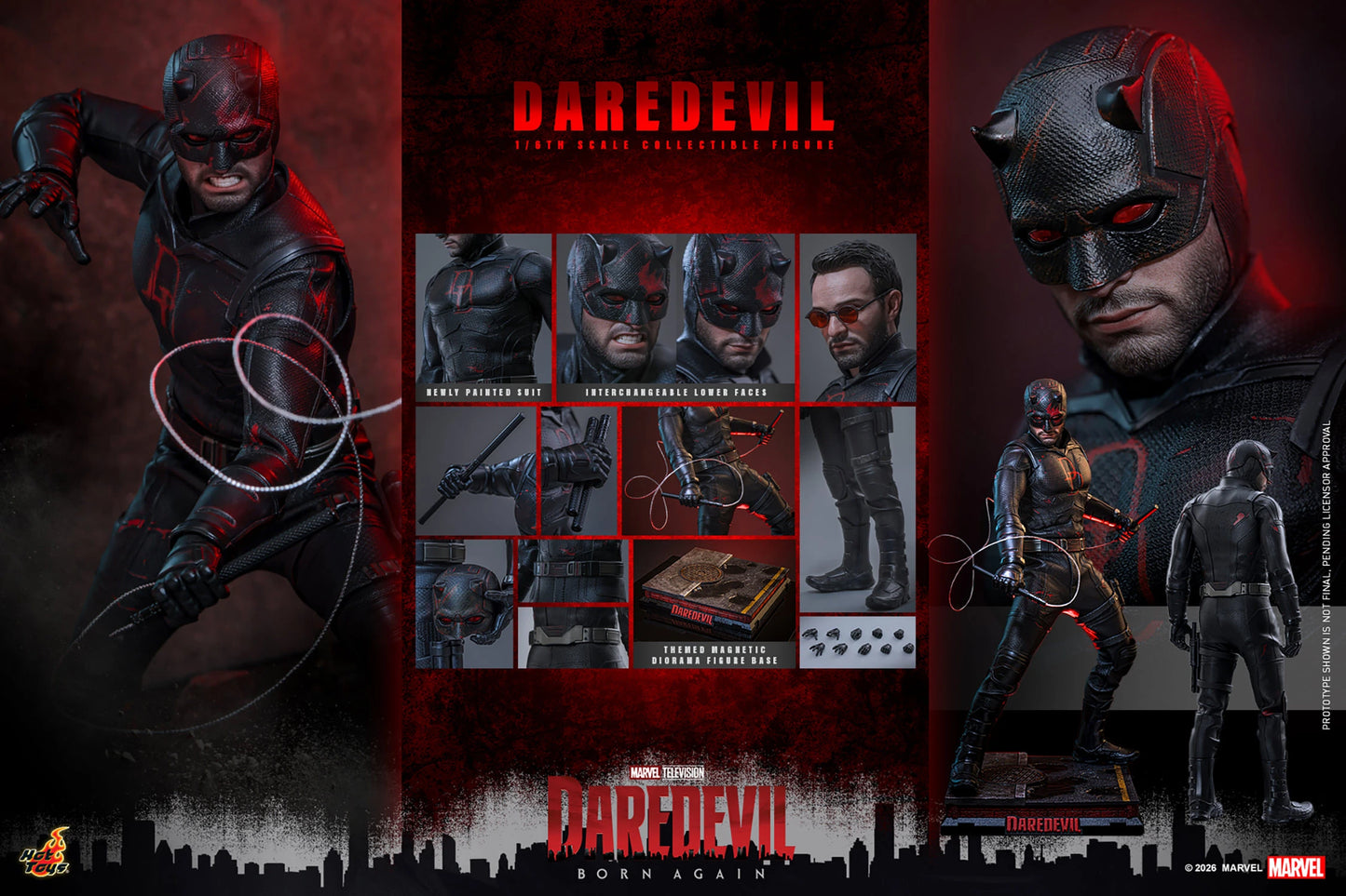 PRE-ORDER Hot Toys Daredevil Born Again 1/6th Scale Figure