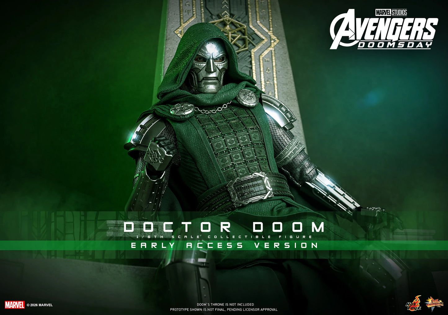 PRE-ORDER Hot Toys Marvel Avengers Doomsday Doctor Doom Collector Edition 1/6 Scale Figure