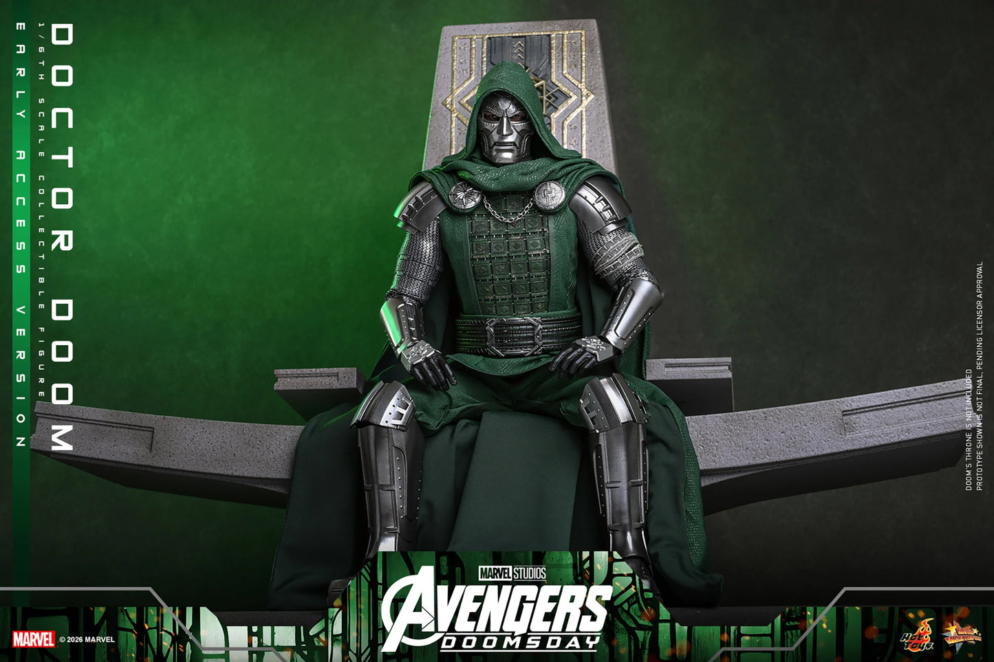 PRE-ORDER Hot Toys Marvel Avengers Doomsday Doctor Doom Collector Edition 1/6 Scale Figure