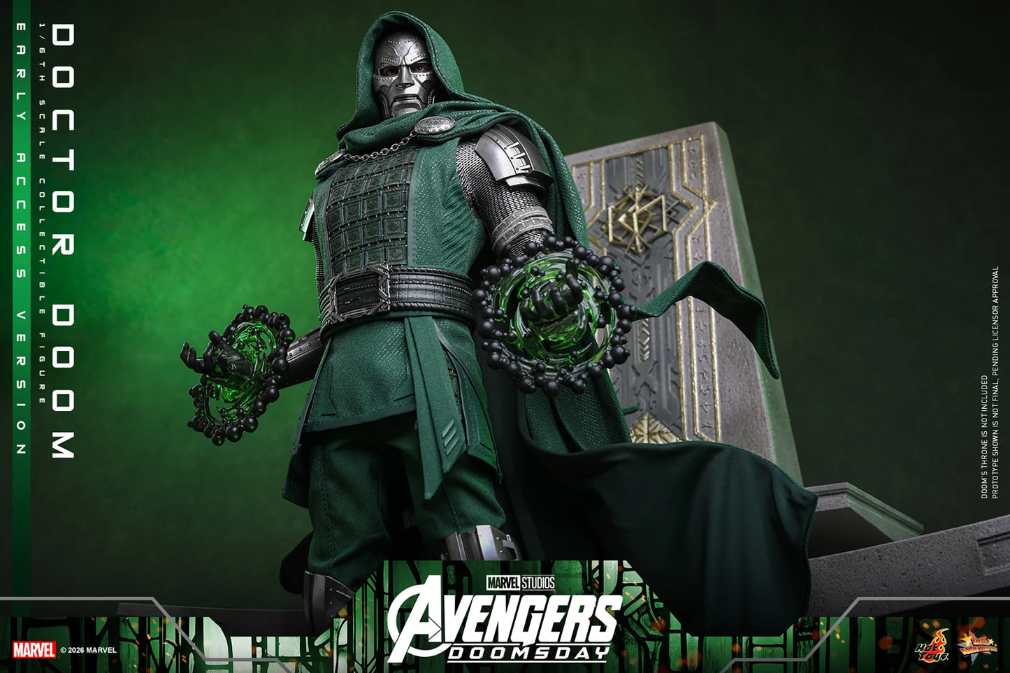 PRE-ORDER Hot Toys Marvel Avengers Doomsday Doctor Doom Collector Edition 1/6 Scale Figure