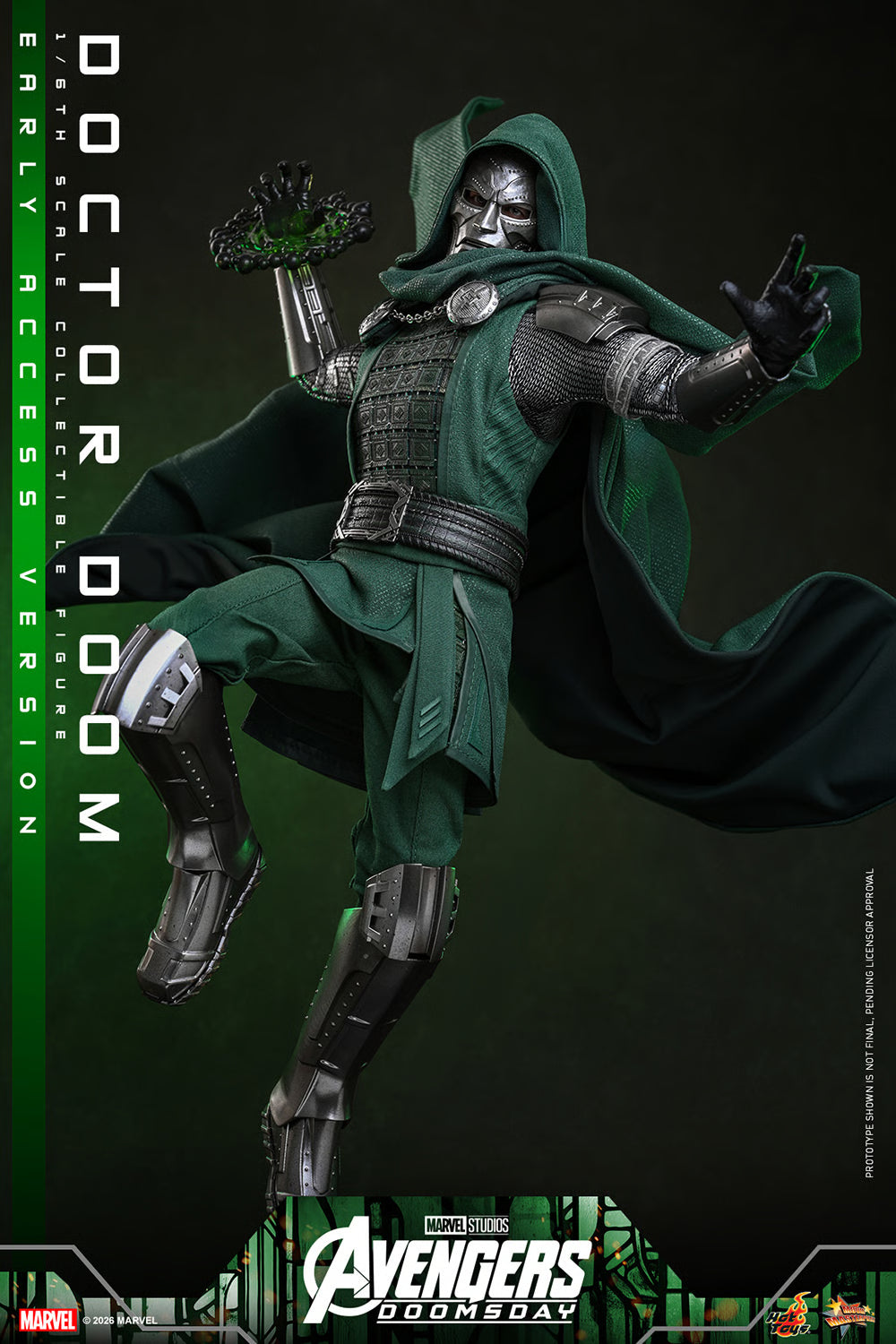 PRE-ORDER Hot Toys Marvel Avengers Doomsday Doctor Doom Collector Edition 1/6 Scale Figure