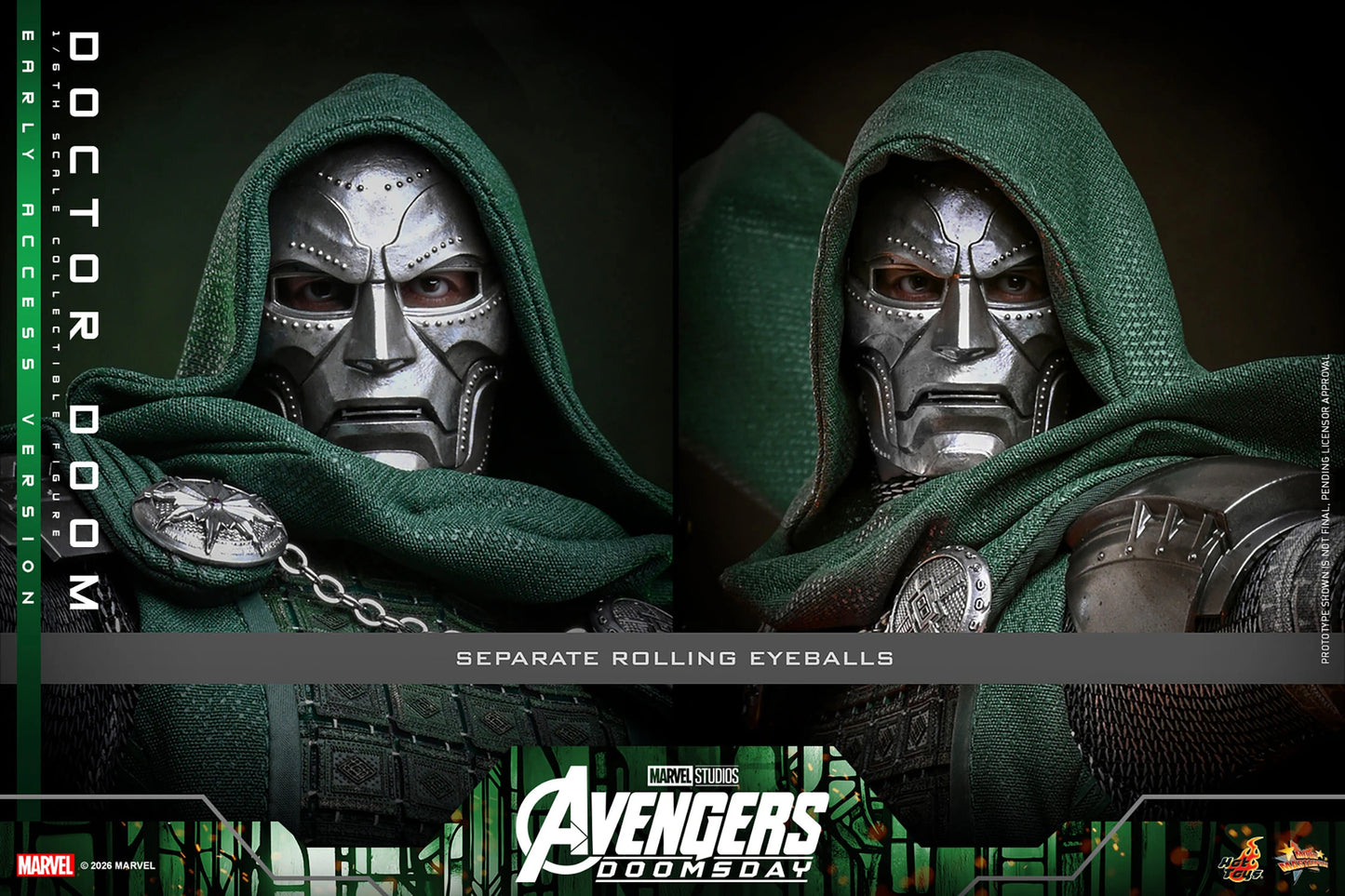 PRE-ORDER Hot Toys Marvel Avengers Doomsday Doctor Doom Collector Edition 1/6 Scale Figure