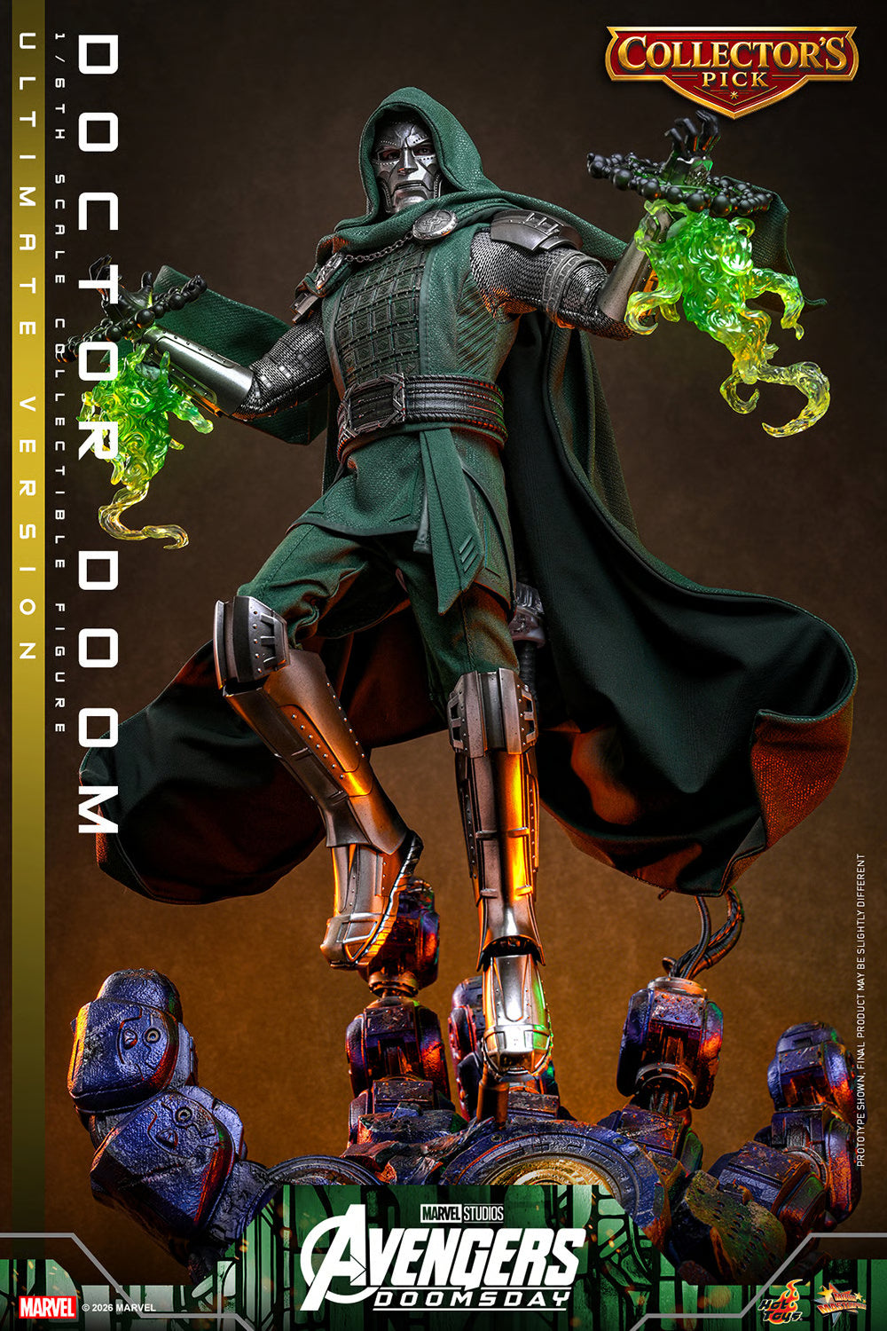 PRE-ORDER Hot Toys Marvel Avengers Doomsday Doctor Doom Ultimate Edition 1/6 Scale Figure