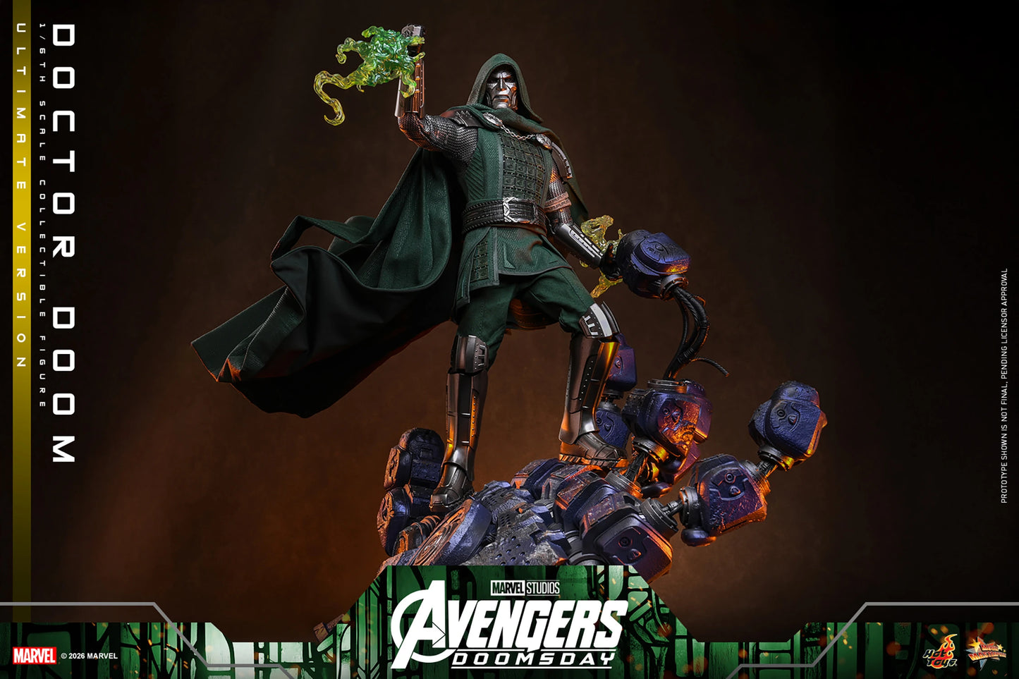 PRE-ORDER Hot Toys Marvel Avengers Doomsday Doctor Doom Ultimate Edition 1/6 Scale Figure