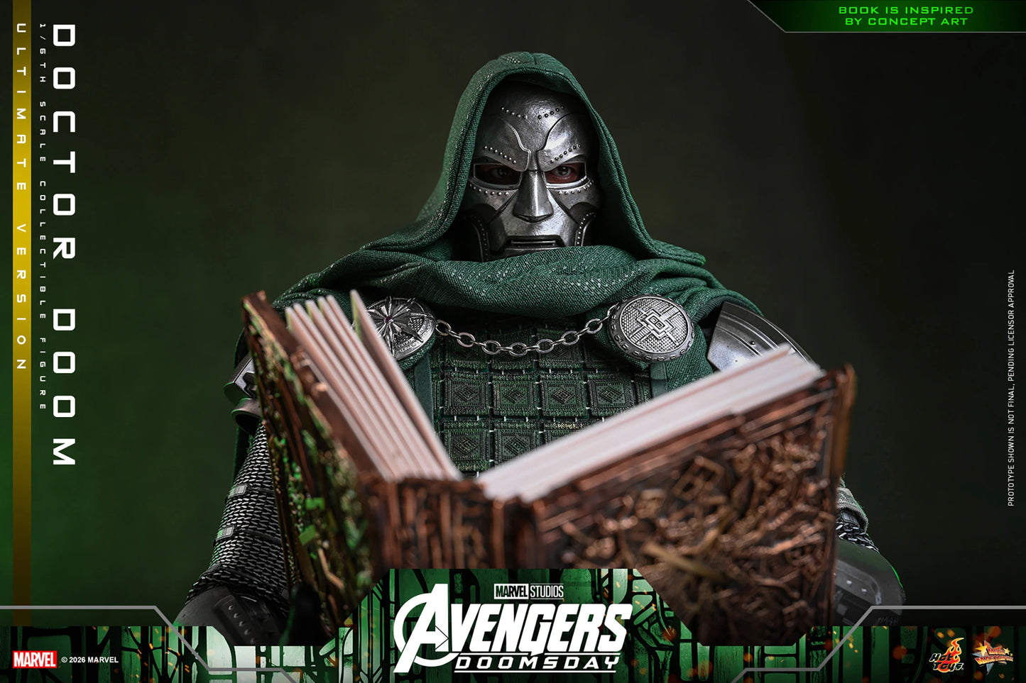 PRE-ORDER Hot Toys Marvel Avengers Doomsday Doctor Doom Ultimate Edition 1/6 Scale Figure