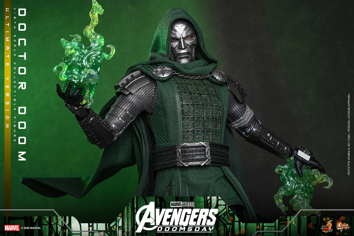 PRE-ORDER Hot Toys Marvel Avengers Doomsday Doctor Doom Ultimate Edition 1/6 Scale Figure