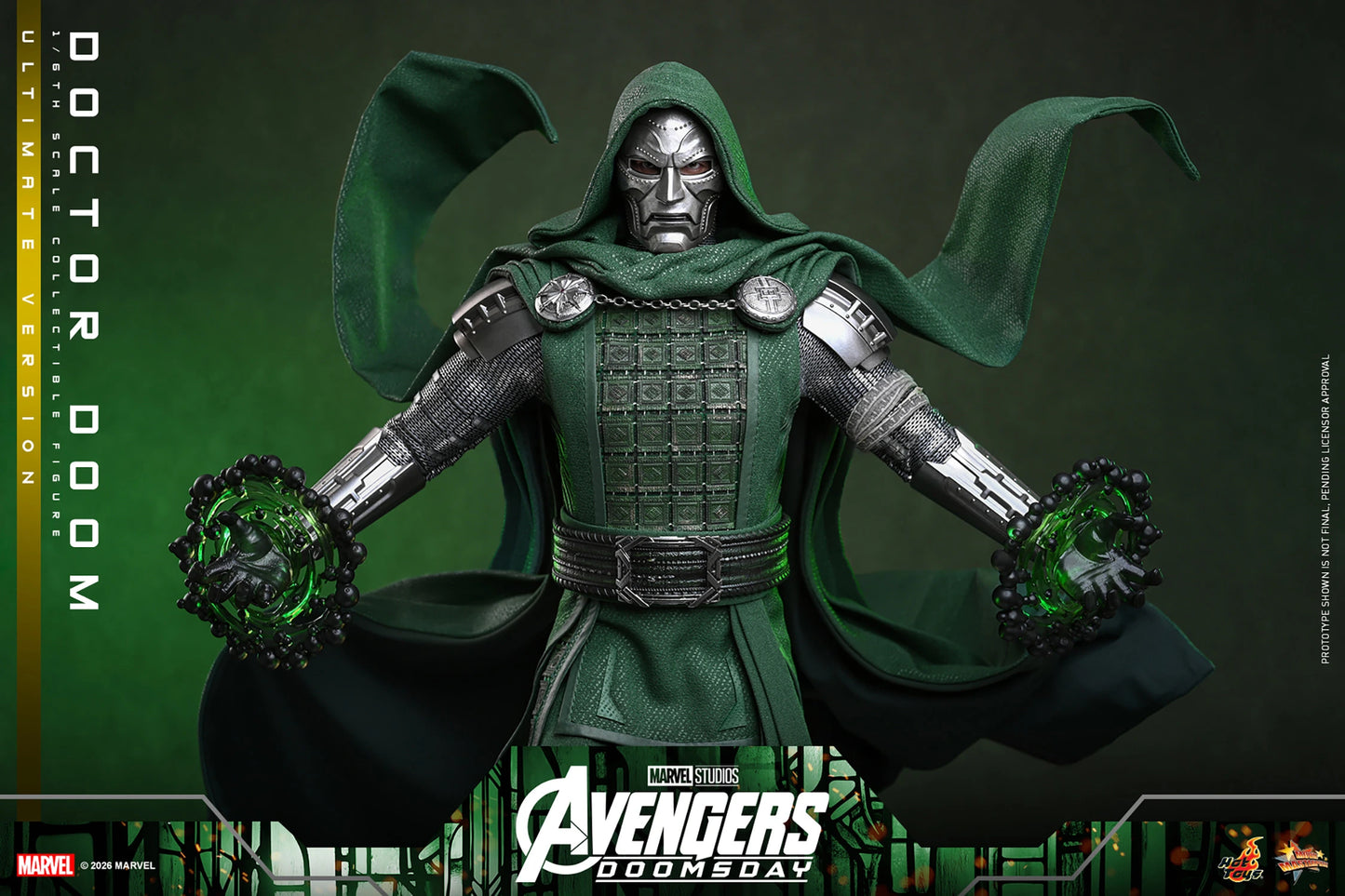 PRE-ORDER Hot Toys Marvel Avengers Doomsday Doctor Doom Ultimate Edition 1/6 Scale Figure