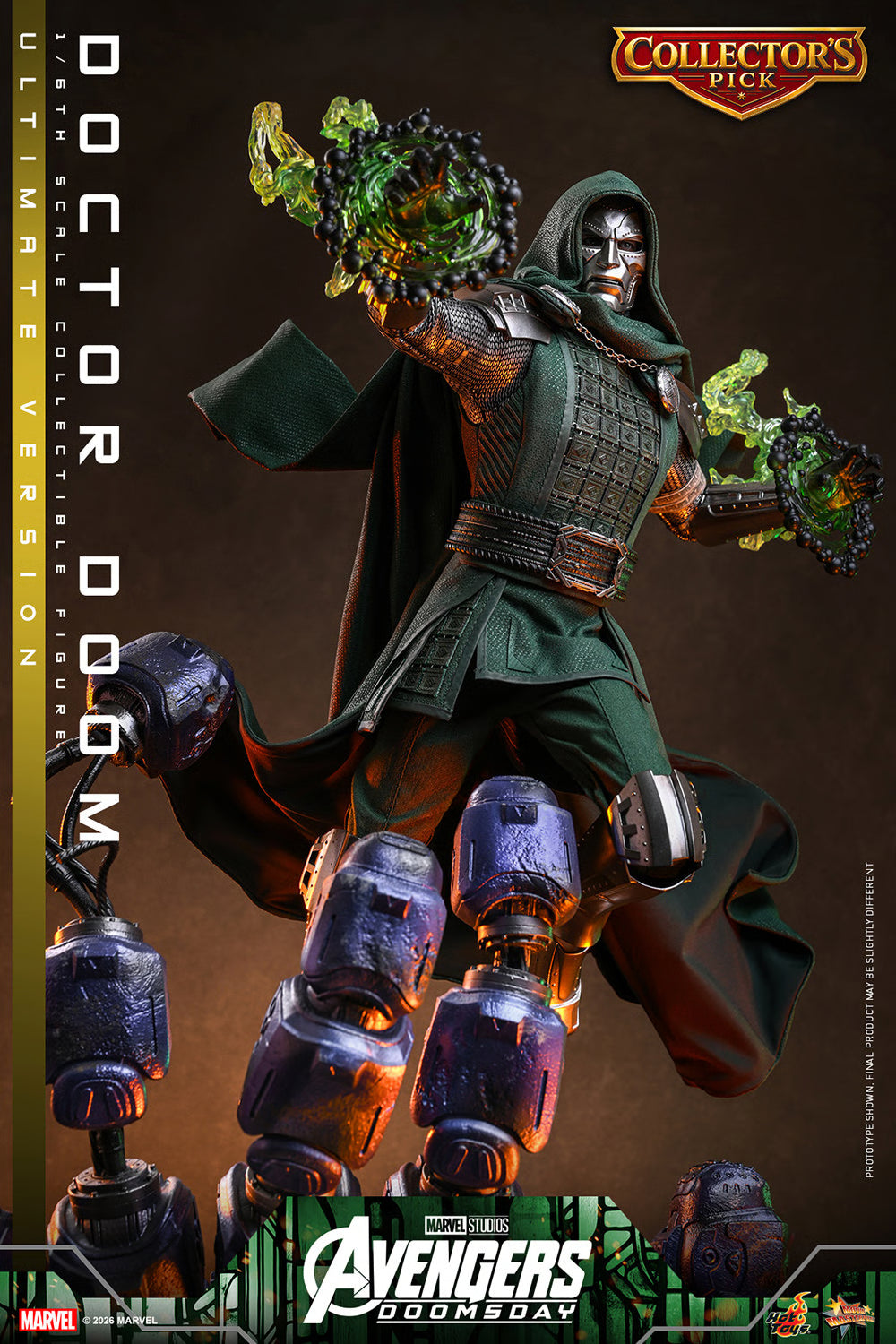 PRE-ORDER Hot Toys Marvel Avengers Doomsday Doctor Doom Ultimate Edition 1/6 Scale Figure