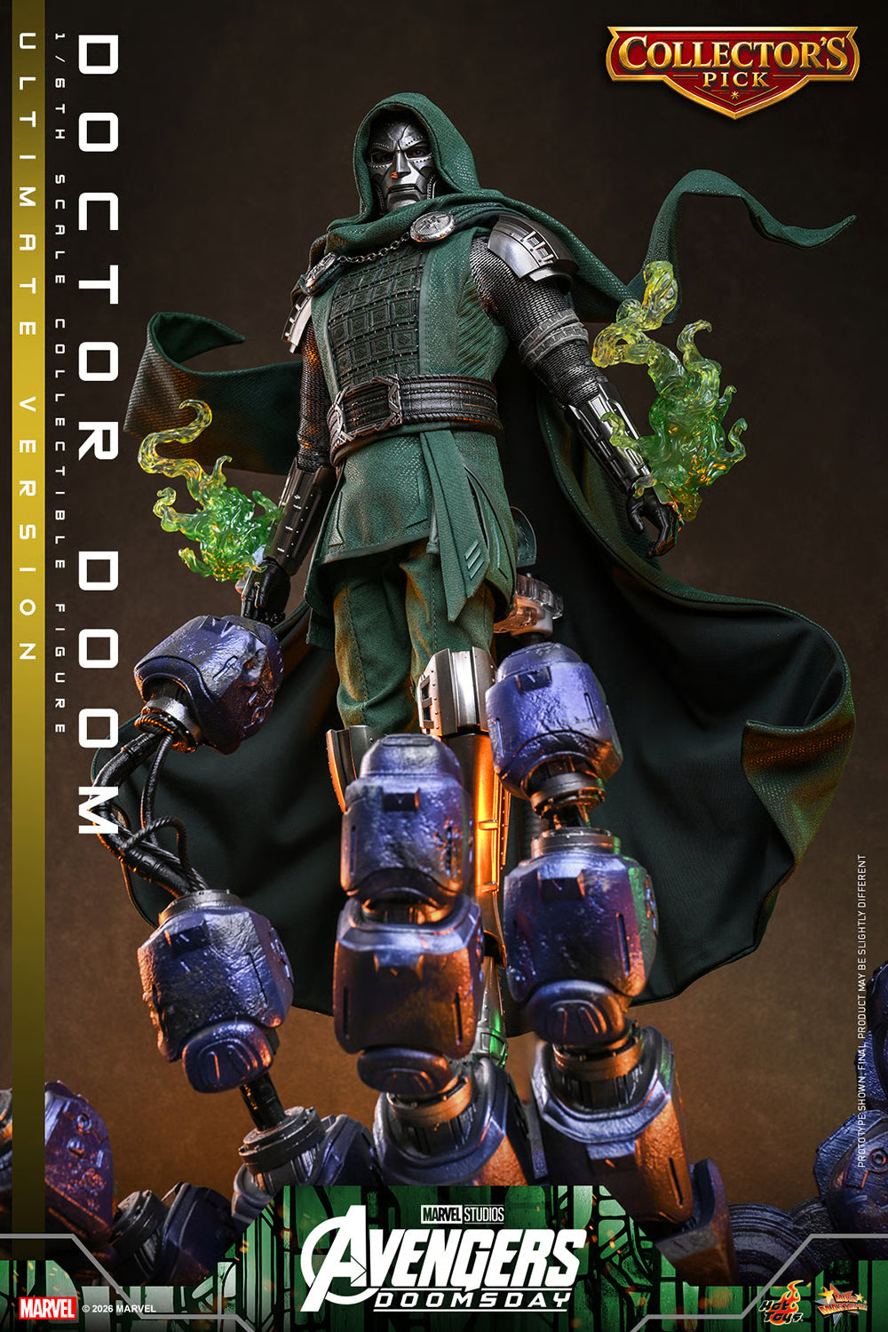 PRE-ORDER Hot Toys Marvel Avengers Doomsday Doctor Doom Ultimate Edition 1/6 Scale Figure