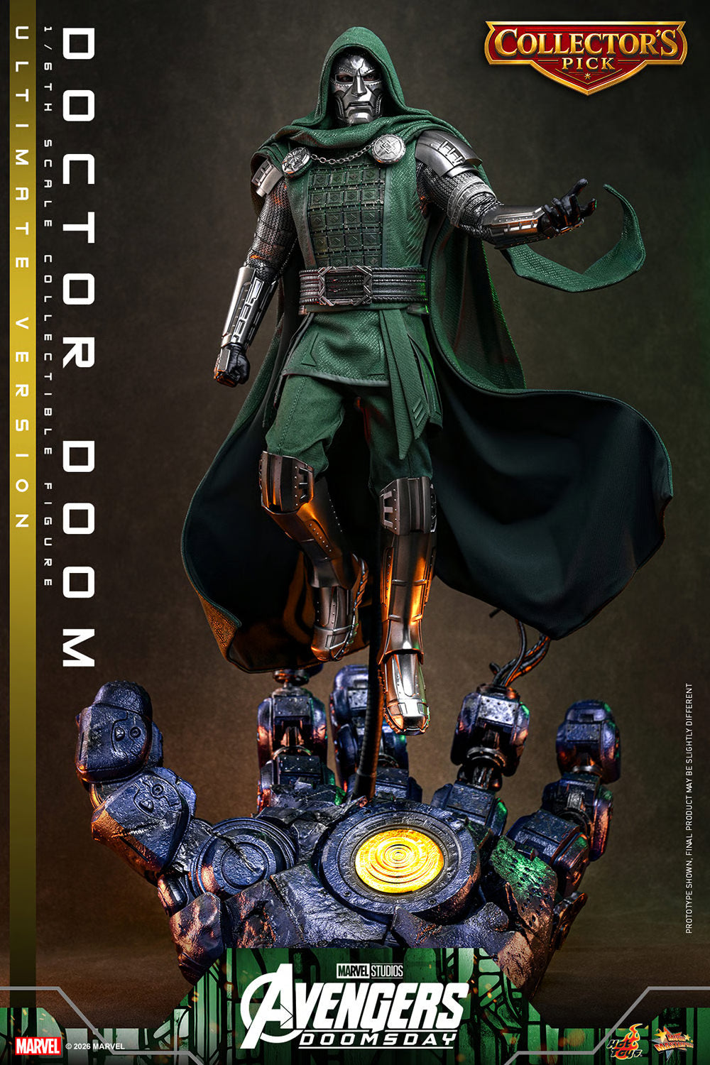PRE-ORDER Hot Toys Marvel Avengers Doomsday Doctor Doom Ultimate Edition 1/6 Scale Figure