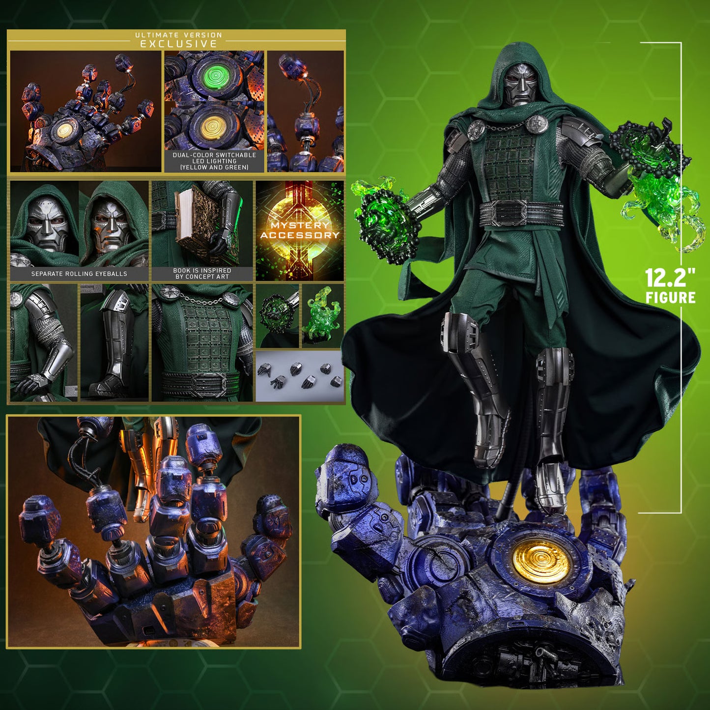 PRE-ORDER Hot Toys Marvel Avengers Doomsday Doctor Doom Ultimate Edition 1/6 Scale Figure