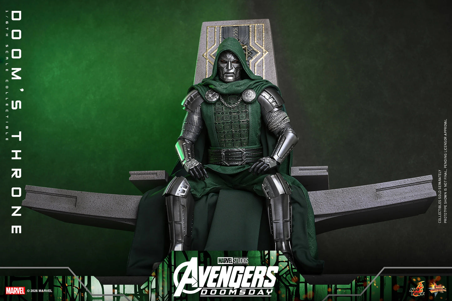 PRE-ORDER Hot Toys Marvel Avengers Doomsday Doctor Doom's Throne 1/6th Scale