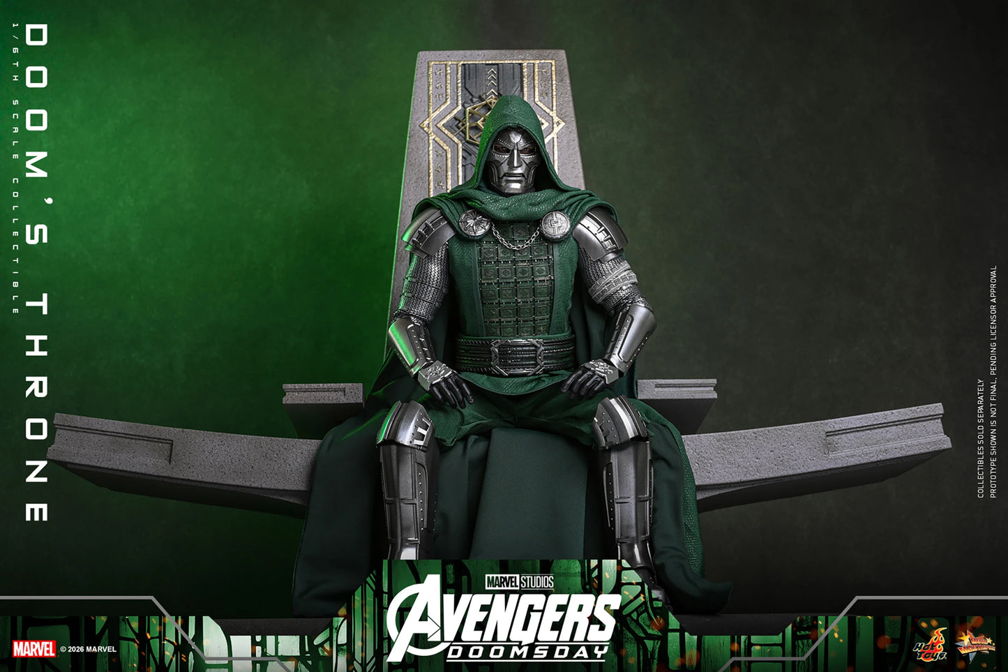 PRE-ORDER Hot Toys Marvel Avengers Doomsday Doctor Doom's Throne 1/6th Scale