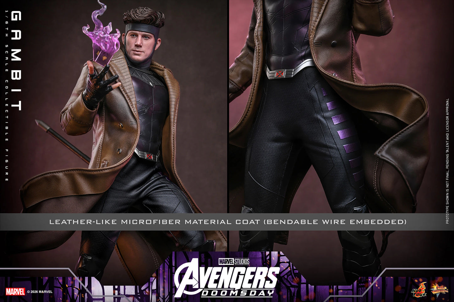 PRE-ORDER Hot Toys Marvel Avengers Doomsday Gambit Standard Edition 1/6 Scale Figure