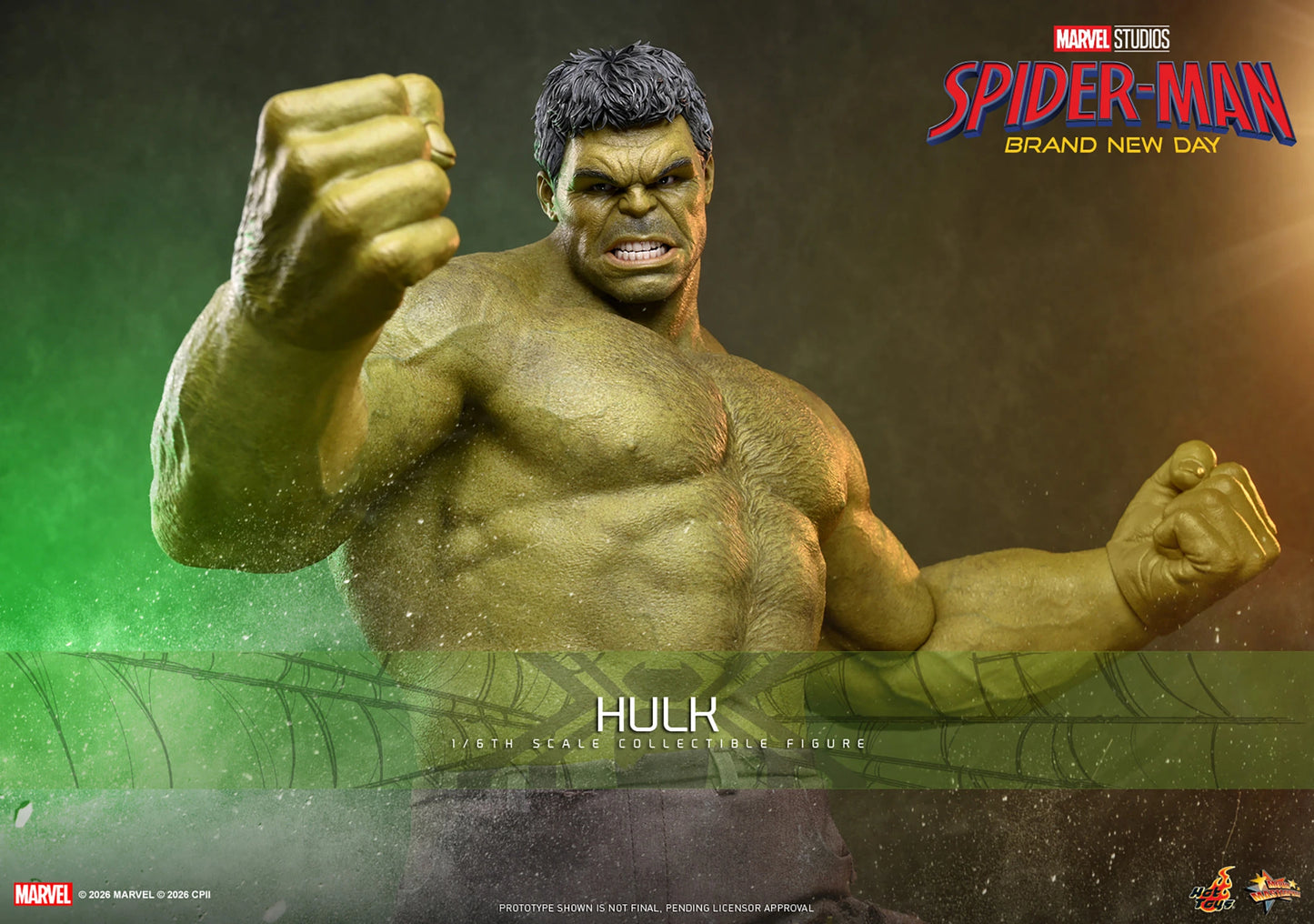 PRE-ORDER Hot Toys Spider-Man: Brand New Day Hulk Sixth Scale Figure