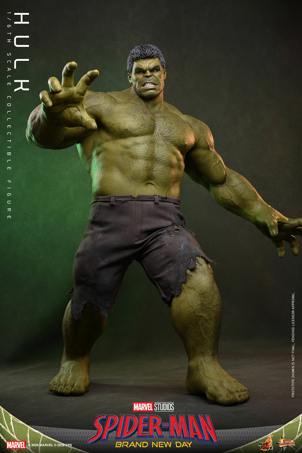 PRE-ORDER Hot Toys Spider-Man: Brand New Day Hulk Sixth Scale Figure
