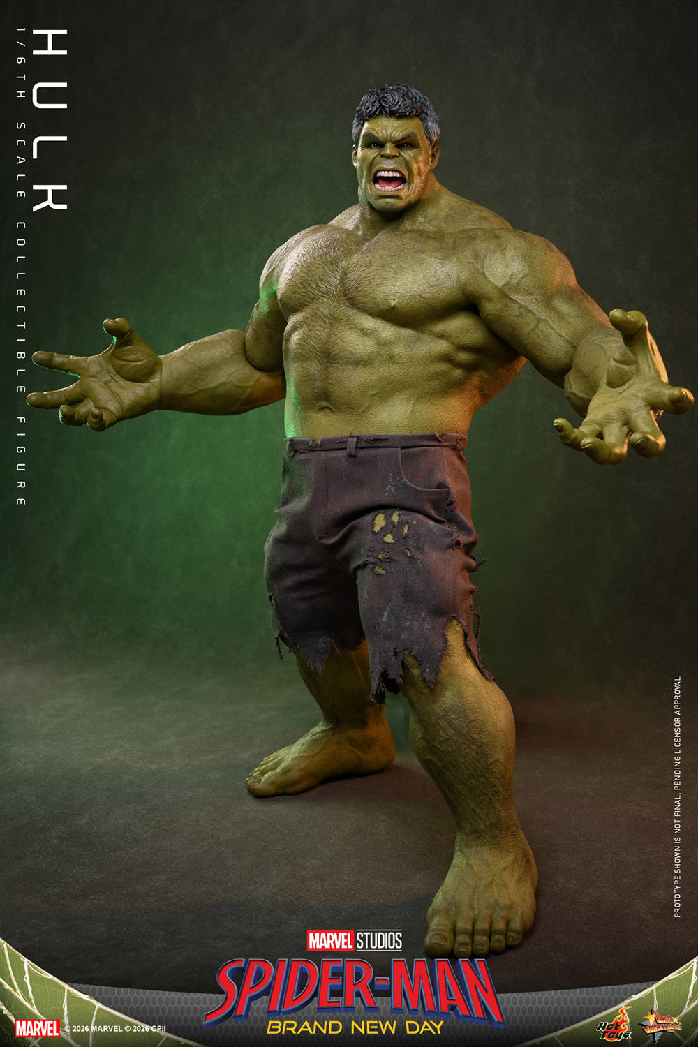 PRE-ORDER Hot Toys Spider-Man: Brand New Day Hulk Sixth Scale Figure