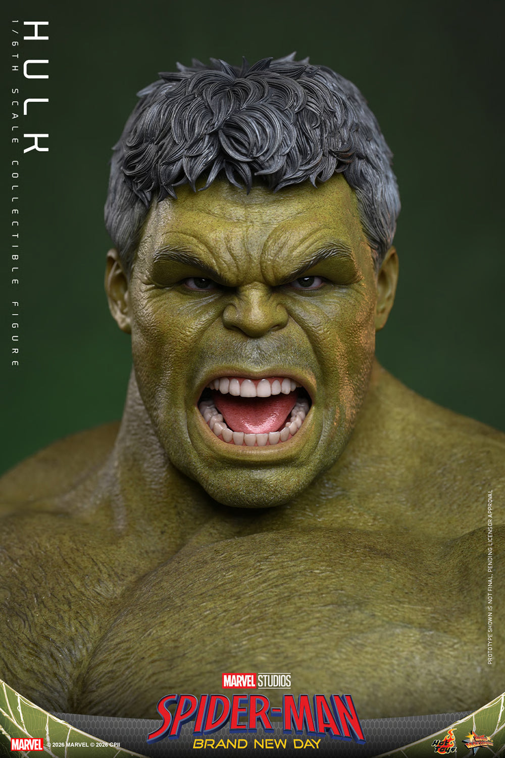 PRE-ORDER Hot Toys Spider-Man: Brand New Day Hulk Sixth Scale Figure