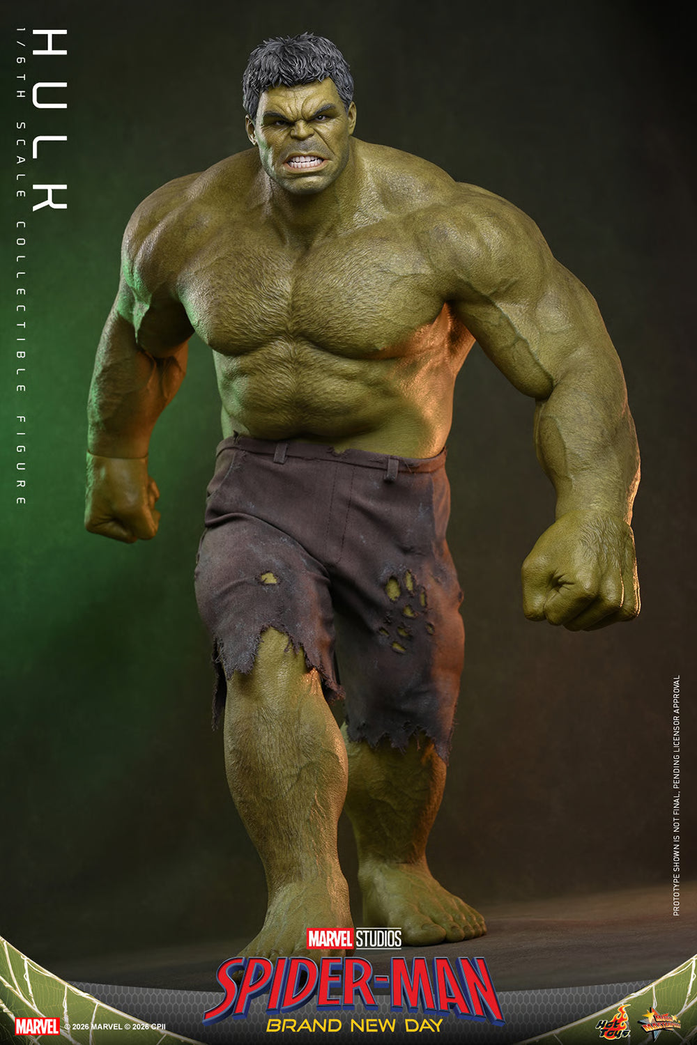 PRE-ORDER Hot Toys Spider-Man: Brand New Day Hulk Sixth Scale Figure