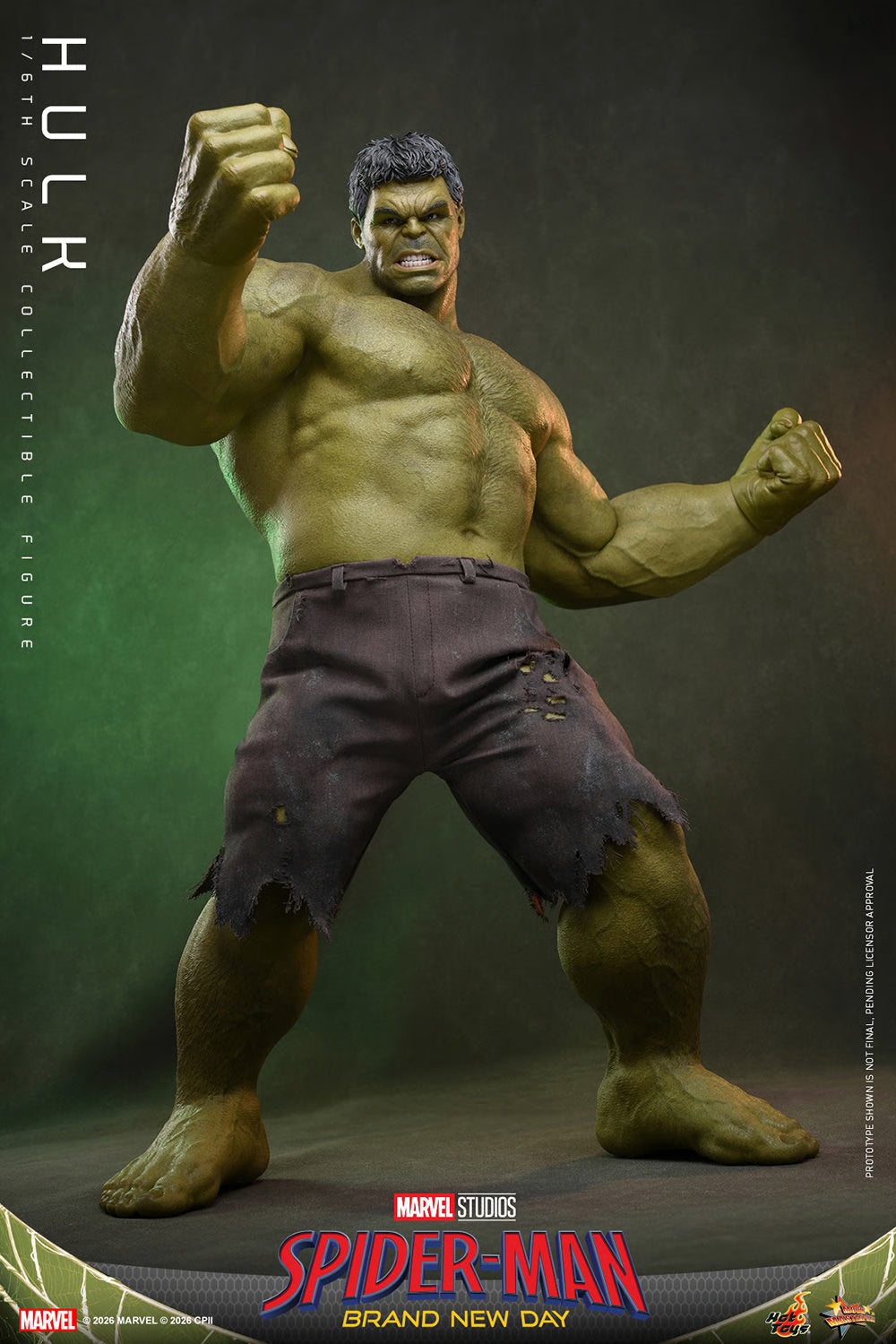PRE-ORDER Hot Toys Spider-Man: Brand New Day Hulk Sixth Scale Figure