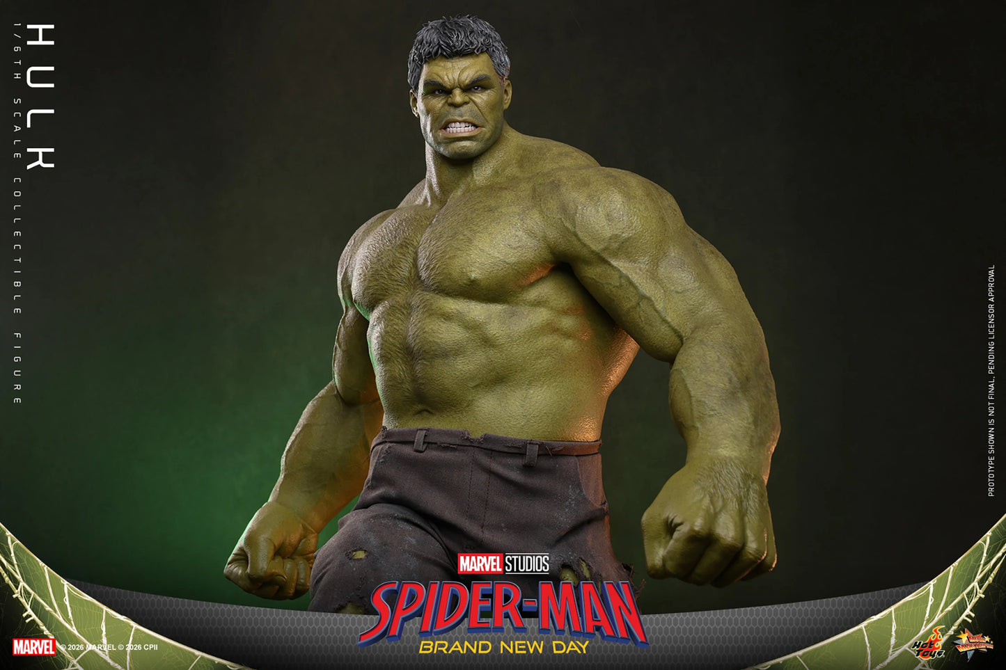 PRE-ORDER Hot Toys Spider-Man: Brand New Day Hulk Sixth Scale Figure