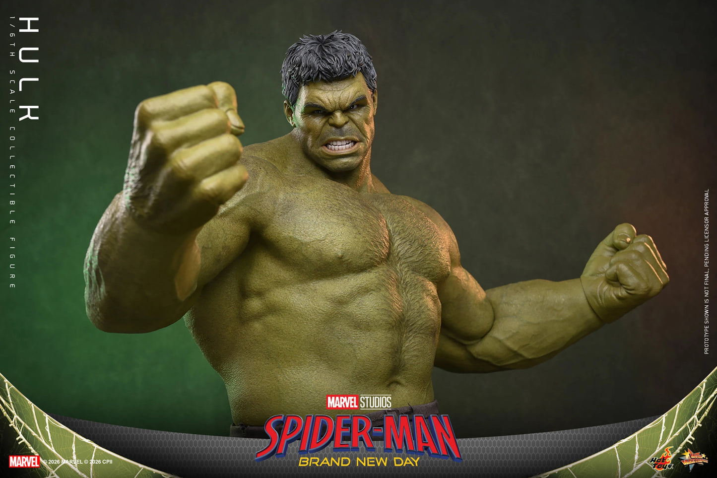 PRE-ORDER Hot Toys Spider-Man: Brand New Day Hulk Sixth Scale Figure
