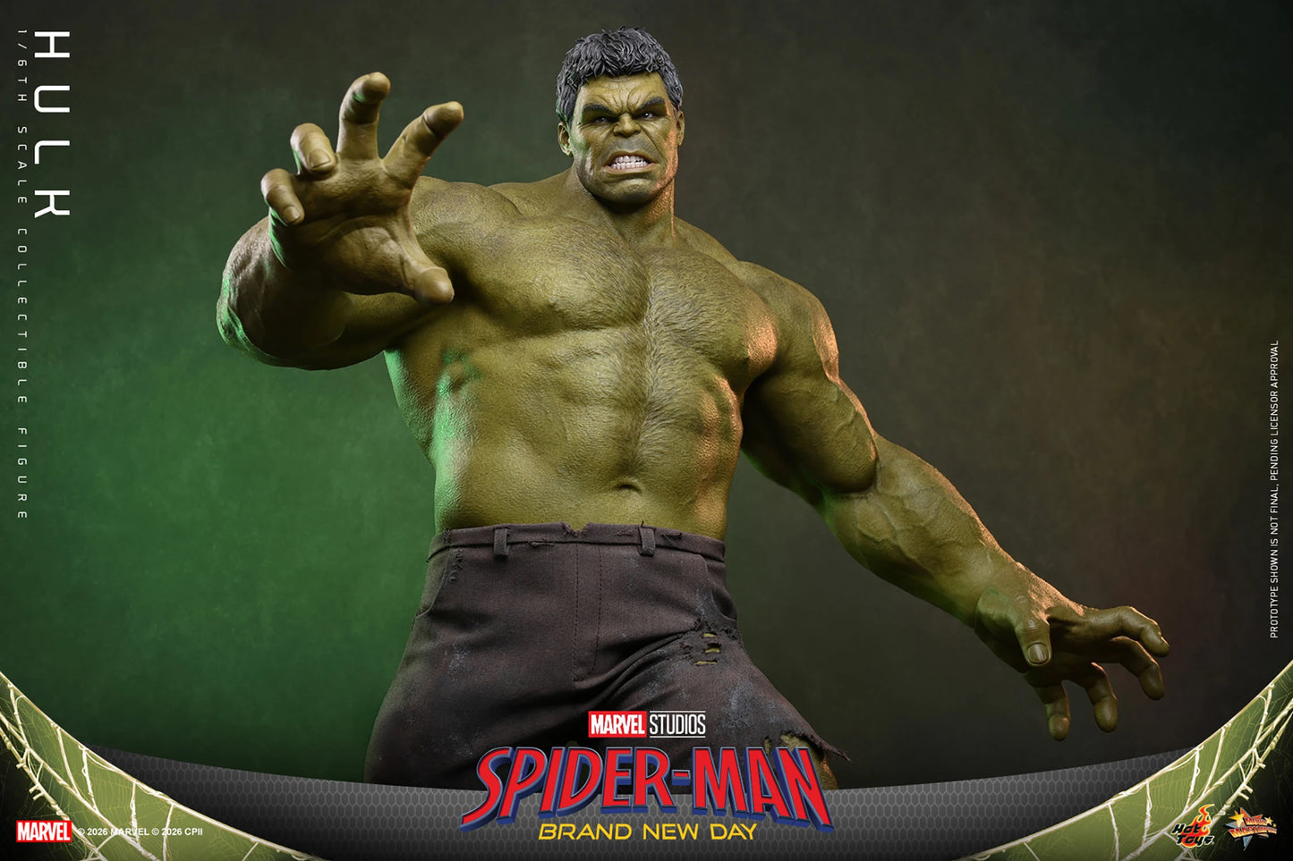 PRE-ORDER Hot Toys Spider-Man: Brand New Day Hulk Sixth Scale Figure