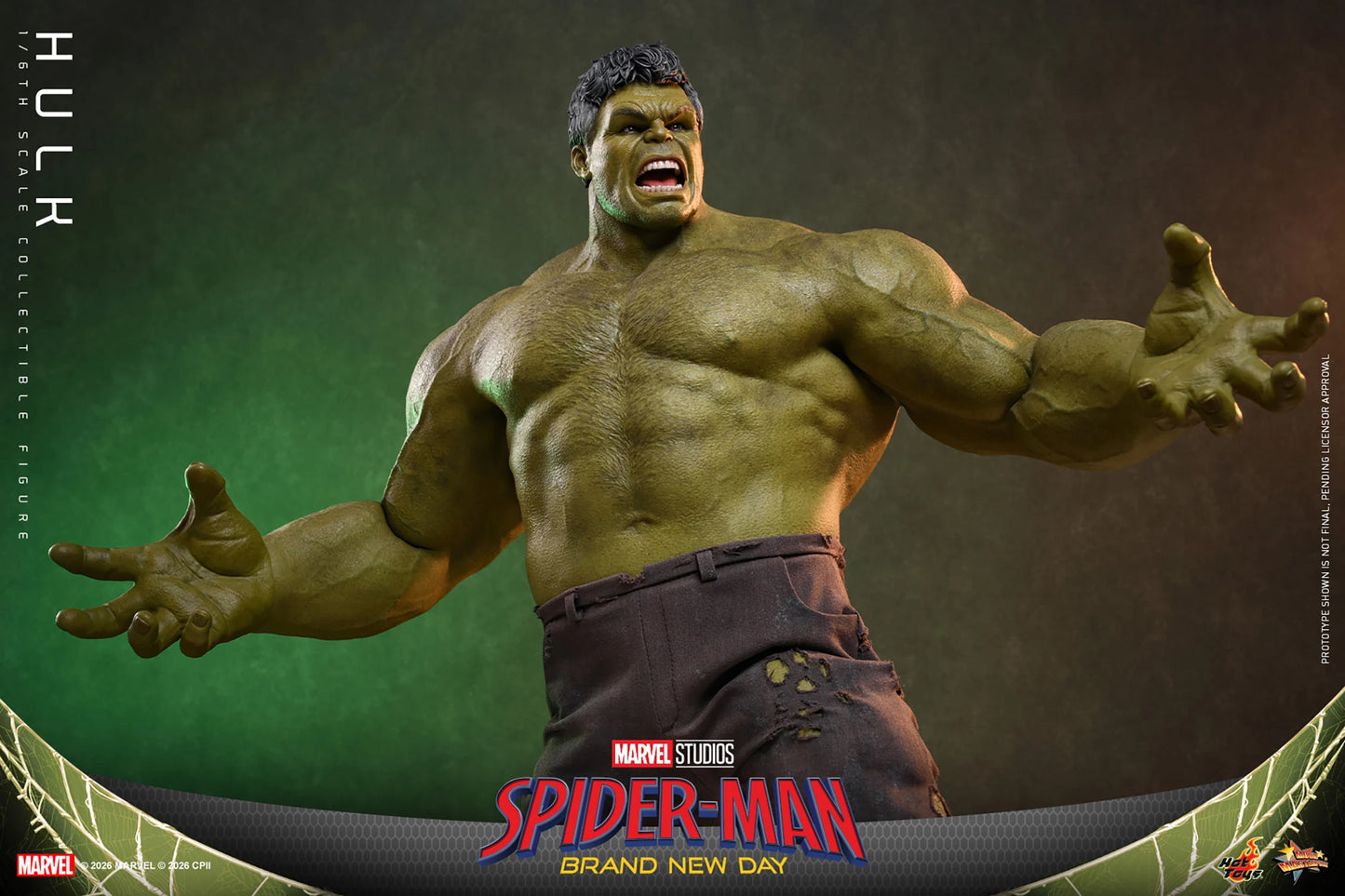 PRE-ORDER Hot Toys Spider-Man: Brand New Day Hulk Sixth Scale Figure