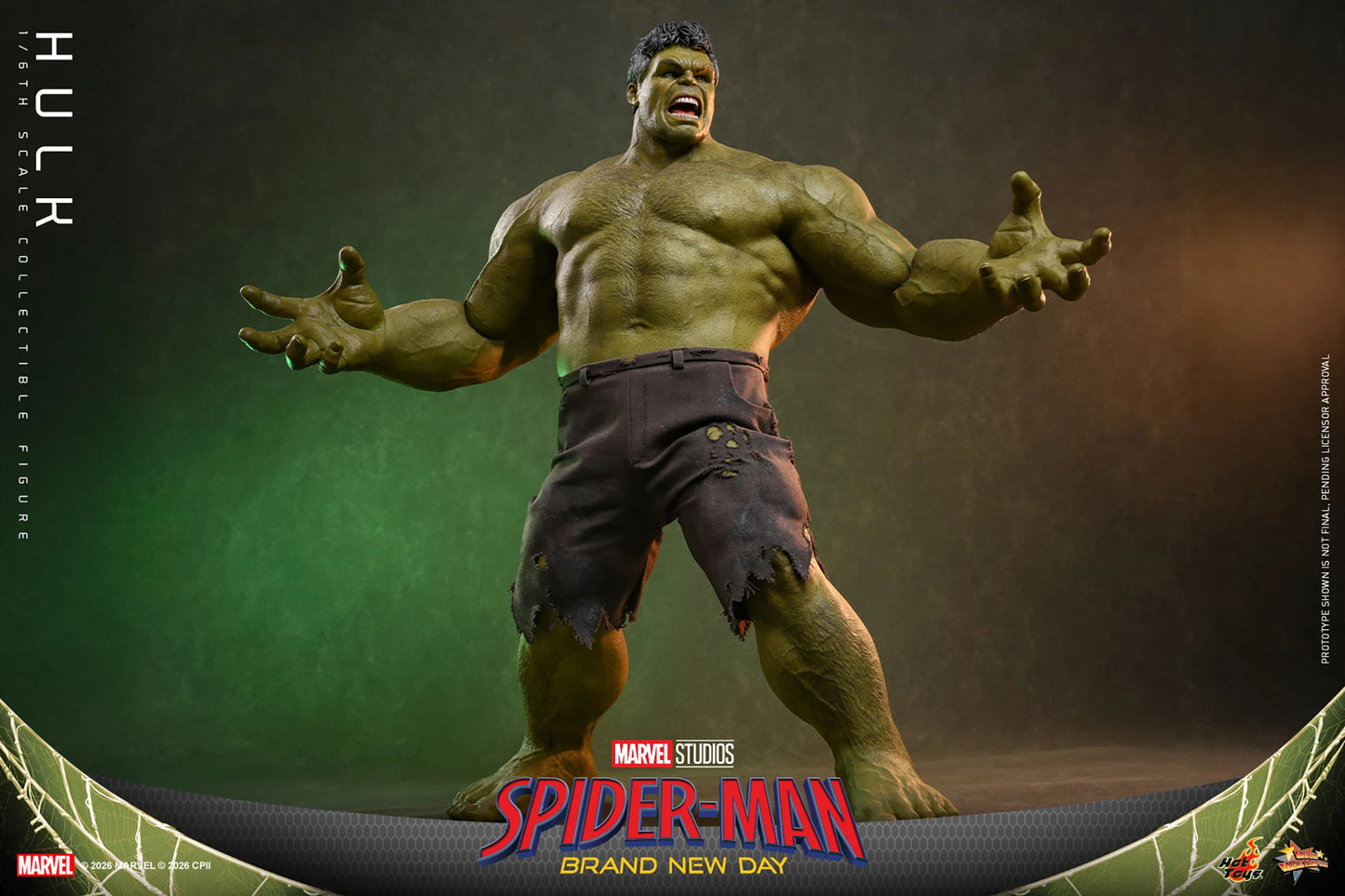 PRE-ORDER Hot Toys Spider-Man: Brand New Day Hulk Sixth Scale Figure