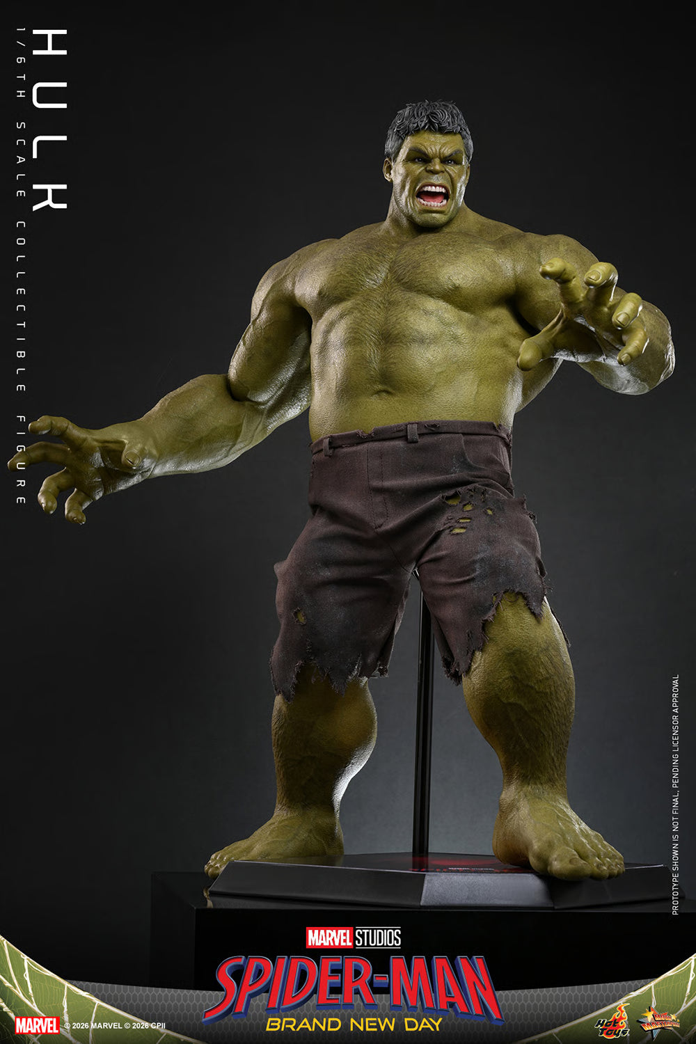 PRE-ORDER Hot Toys Spider-Man: Brand New Day Hulk Sixth Scale Figure