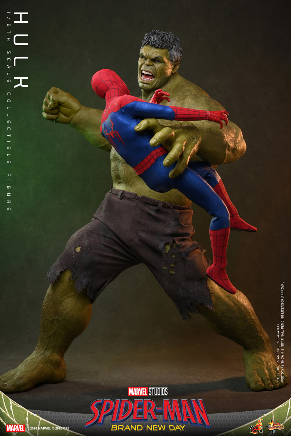 PRE-ORDER Hot Toys Spider-Man: Brand New Day Hulk Sixth Scale Figure