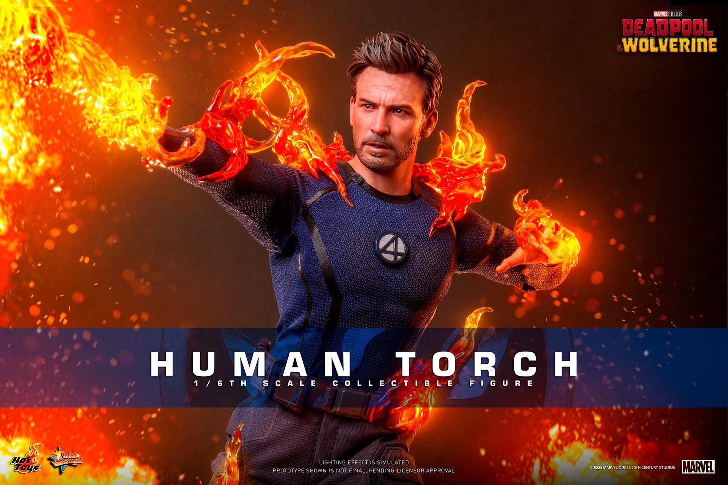 PRE-ORDER Hot Toys Deadpool & Wolverine Human Torch Sixth Scale Figure