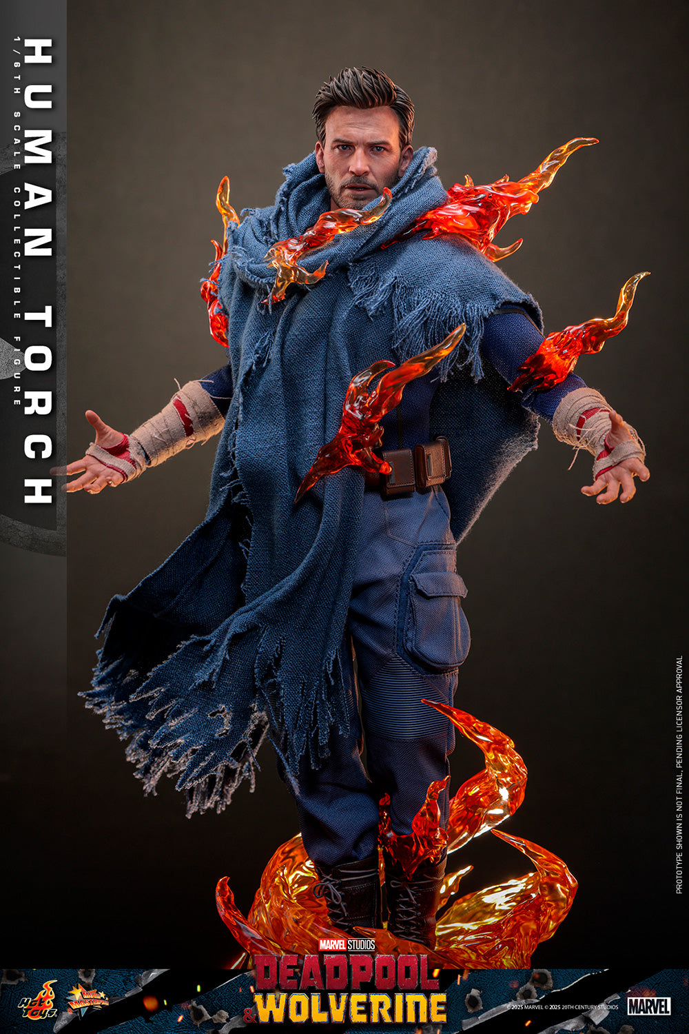 PRE-ORDER Human Torch Sixth Scale Figure Hot Toys