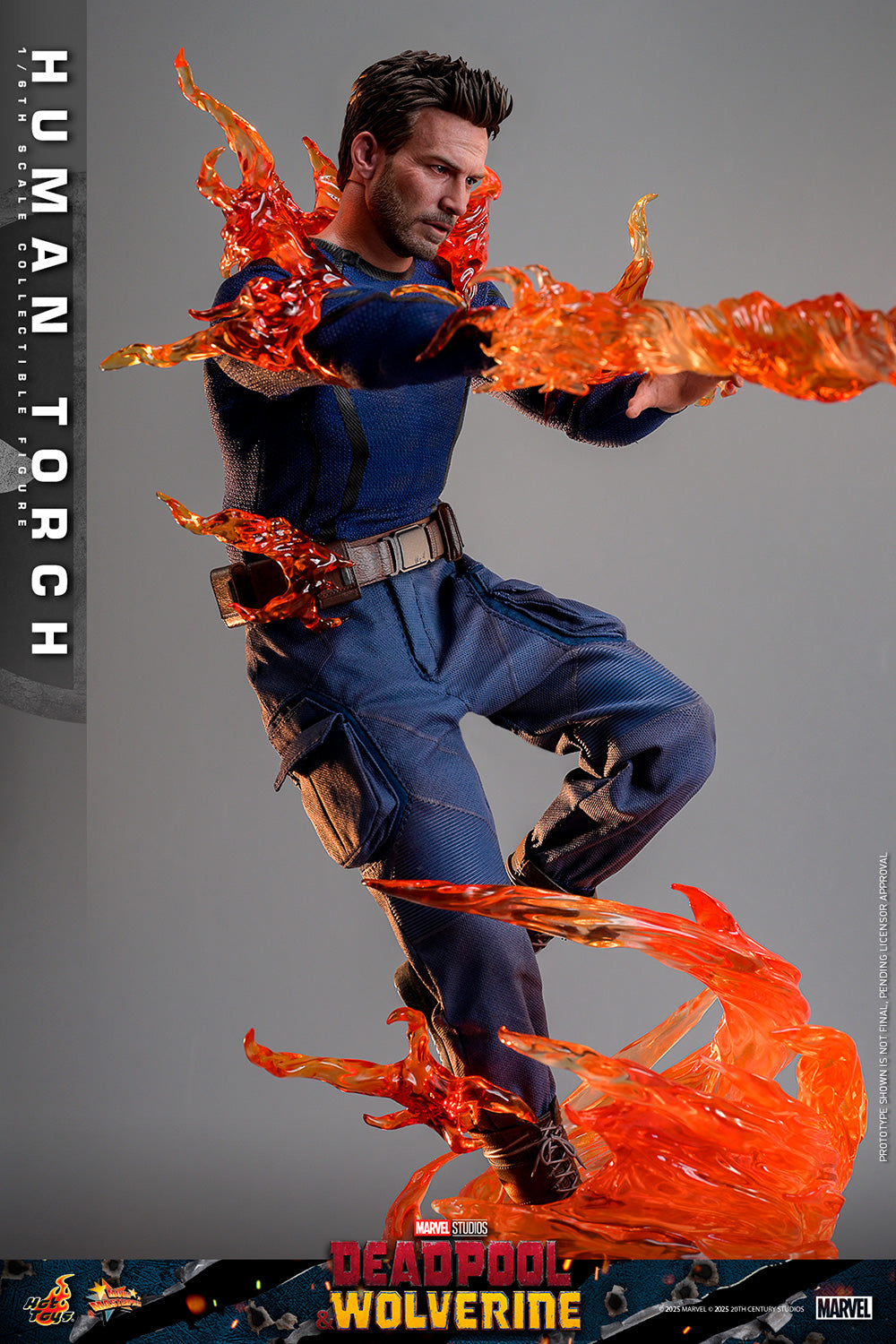 PRE-ORDER Human Torch Sixth Scale Figure Hot Toys