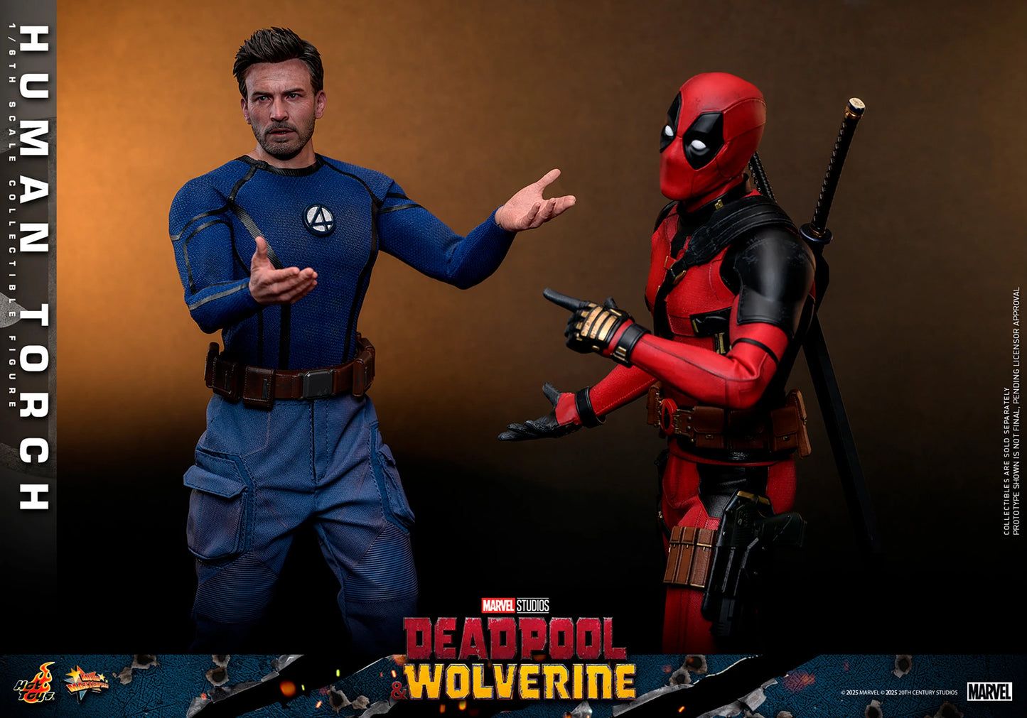 PRE-ORDER Hot Toys Deadpool & Wolverine Human Torch Sixth Scale Figure