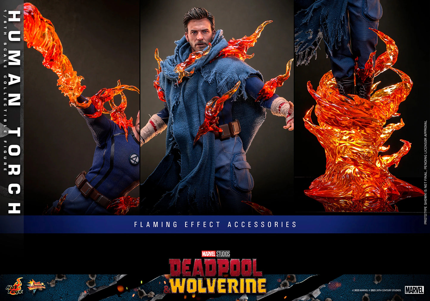 PRE-ORDER Hot Toys Deadpool & Wolverine Human Torch Sixth Scale Figure