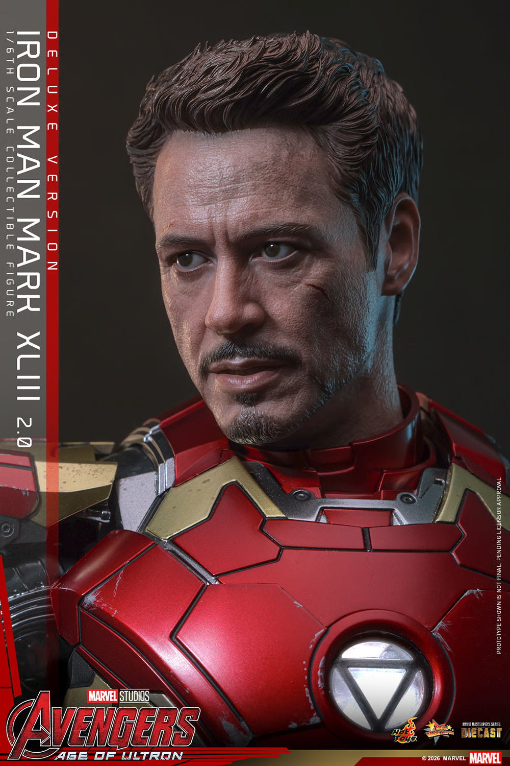 PRE-ORDER Hot Toys Avengers: Age of Ultron Iron Man Mark XLIII (2.0) Deluxe Version Sixth Scale Figure