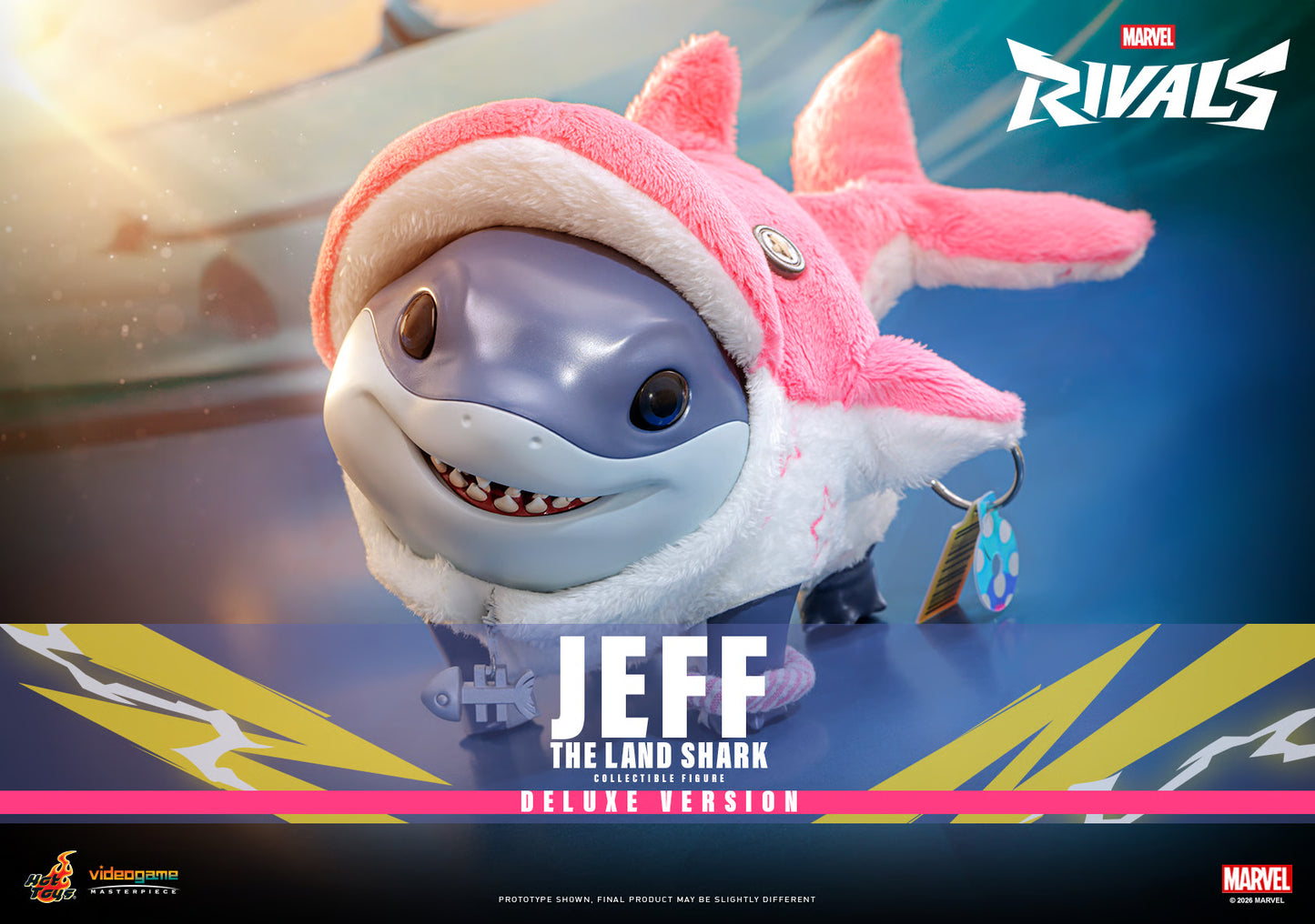 PRE-ORDER Hot Toys Marvel Rivals Jeff the Land Shark Deluxe Figure