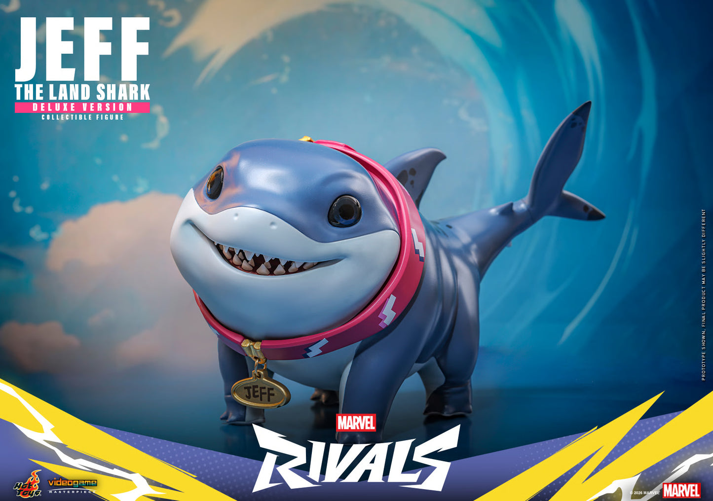 PRE-ORDER Hot Toys Marvel Rivals Jeff the Land Shark Deluxe Figure