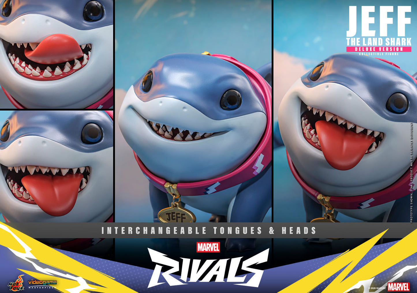 PRE-ORDER Hot Toys Marvel Rivals Jeff the Land Shark Deluxe Figure
