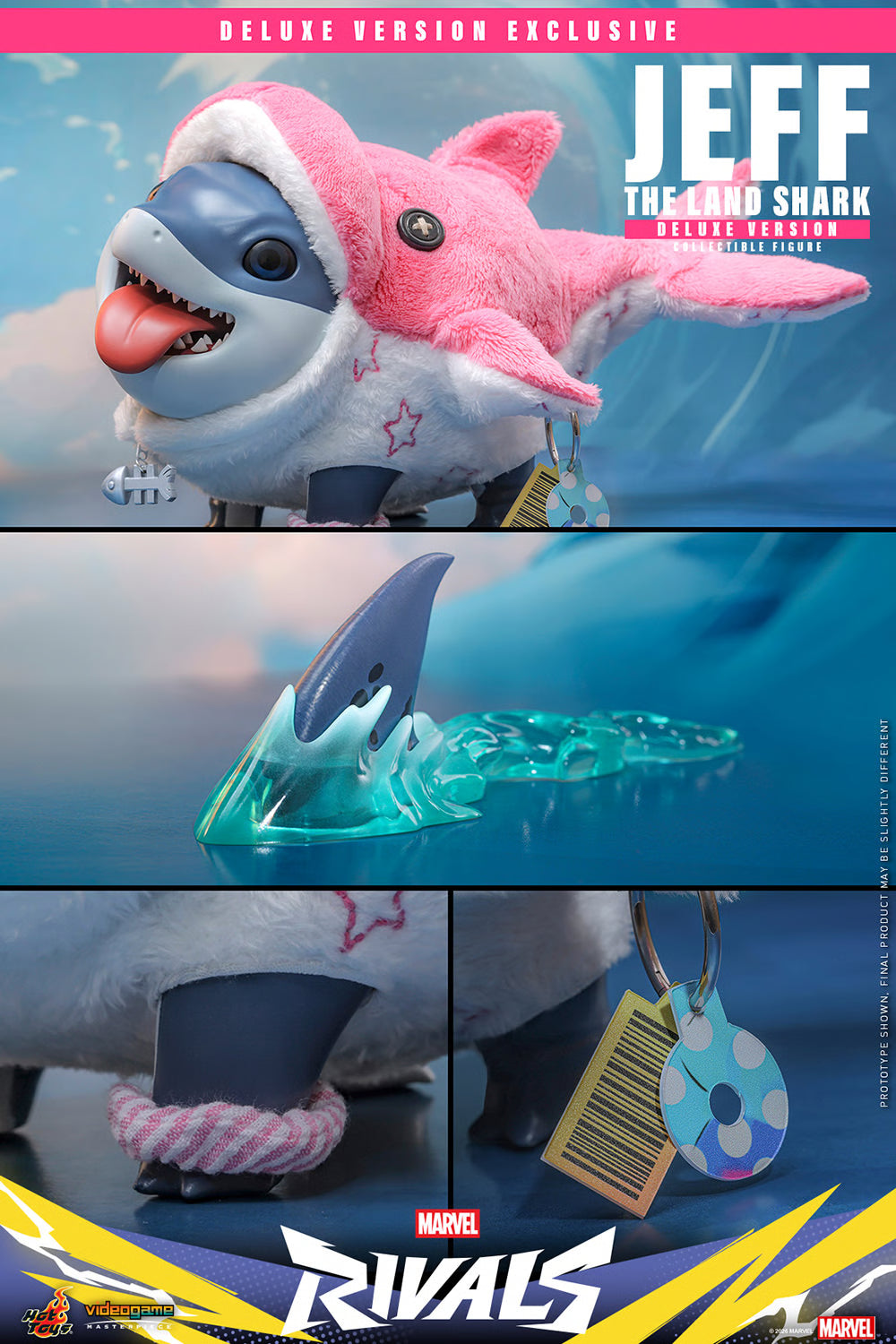 PRE-ORDER Hot Toys Marvel Rivals Jeff the Land Shark Deluxe Figure