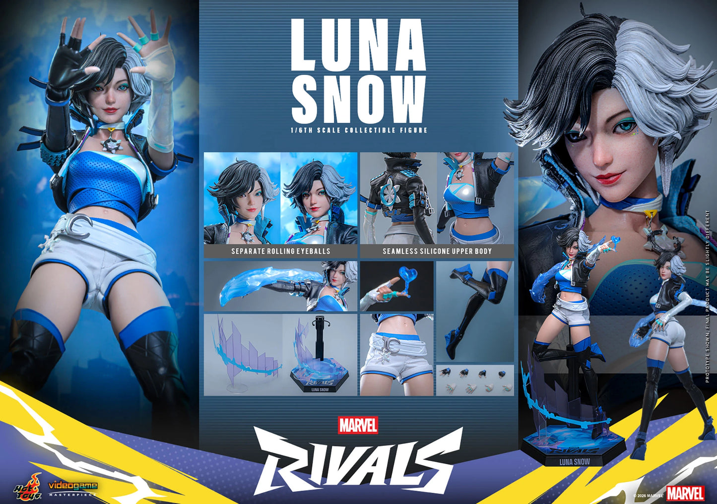 PRE-ORDER Hot Toys Marvel Rivals Luna Snow Sixth Scale Figure