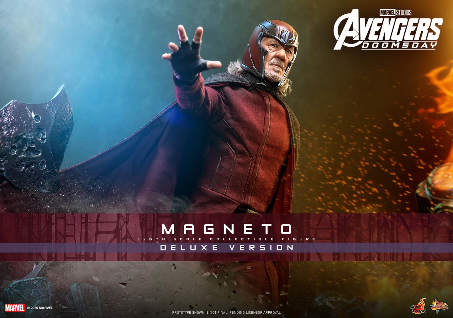 PRE-ORDER Hot Toys Marvel Avengers Doomsday Magento Deluxe Edition 1/6 Scale Figure