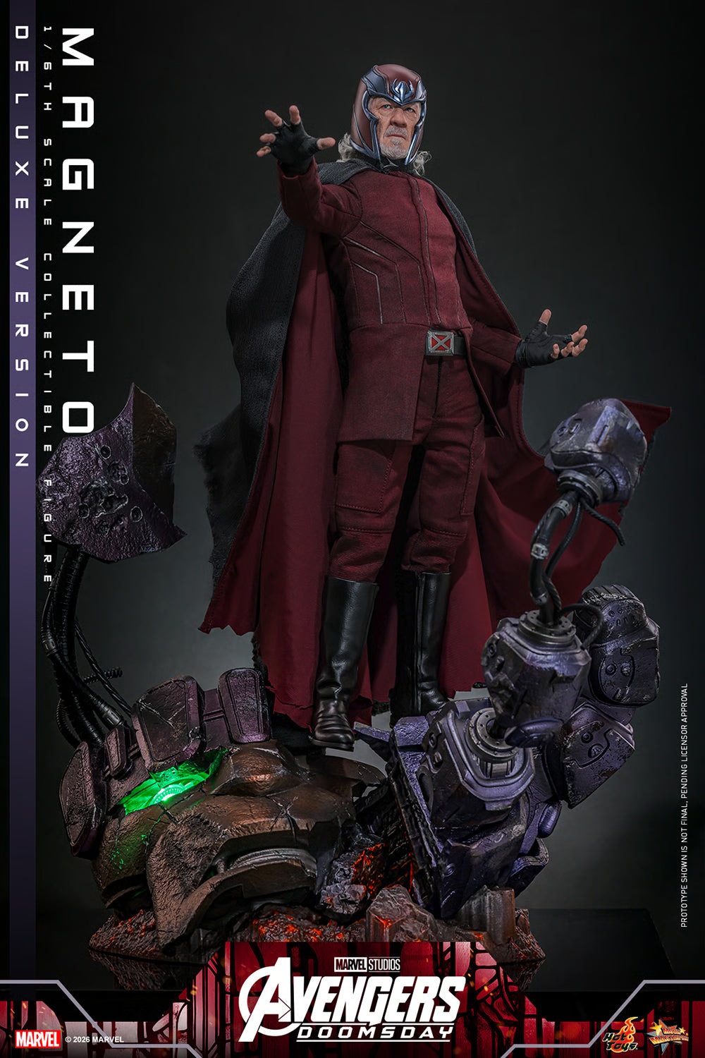 PRE-ORDER Hot Toys Marvel Avengers Doomsday Magento Deluxe Edition 1/6 Scale Figure