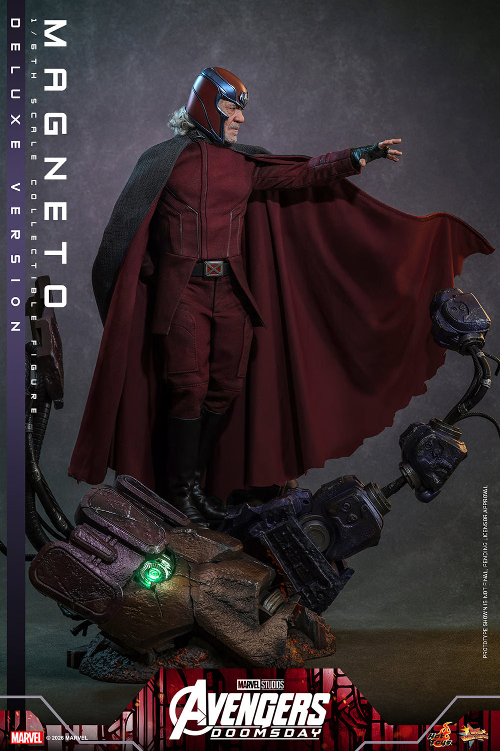 PRE-ORDER Hot Toys Marvel Avengers Doomsday Magento Deluxe Edition 1/6 Scale Figure