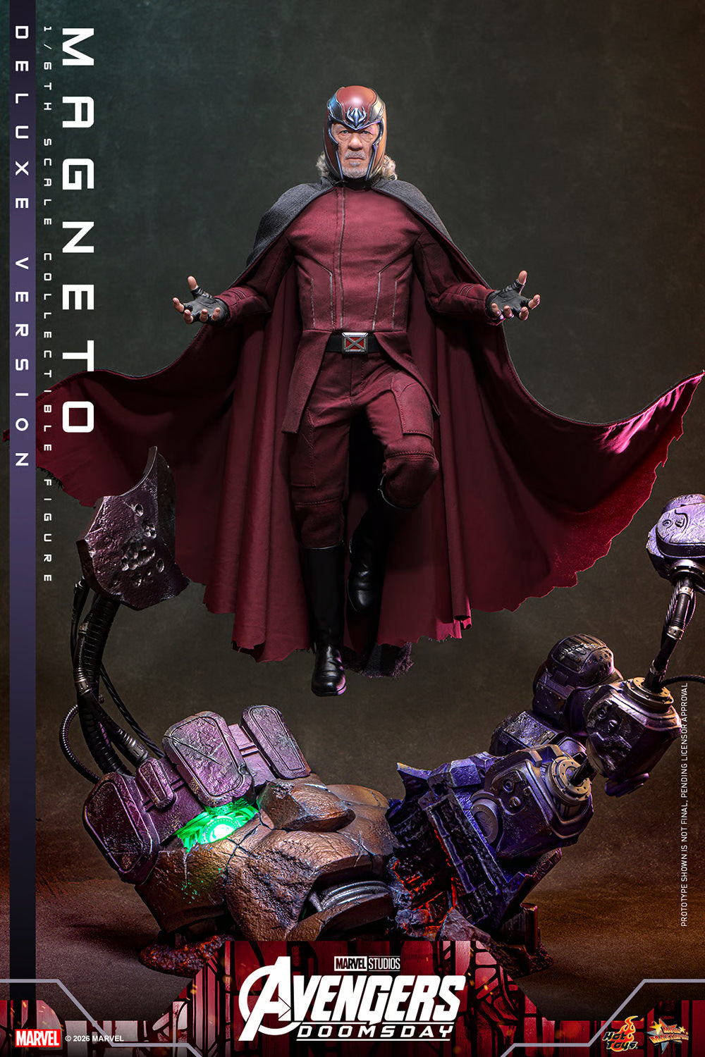 PRE-ORDER Hot Toys Marvel Avengers Doomsday Magento Deluxe Edition 1/6 Scale Figure