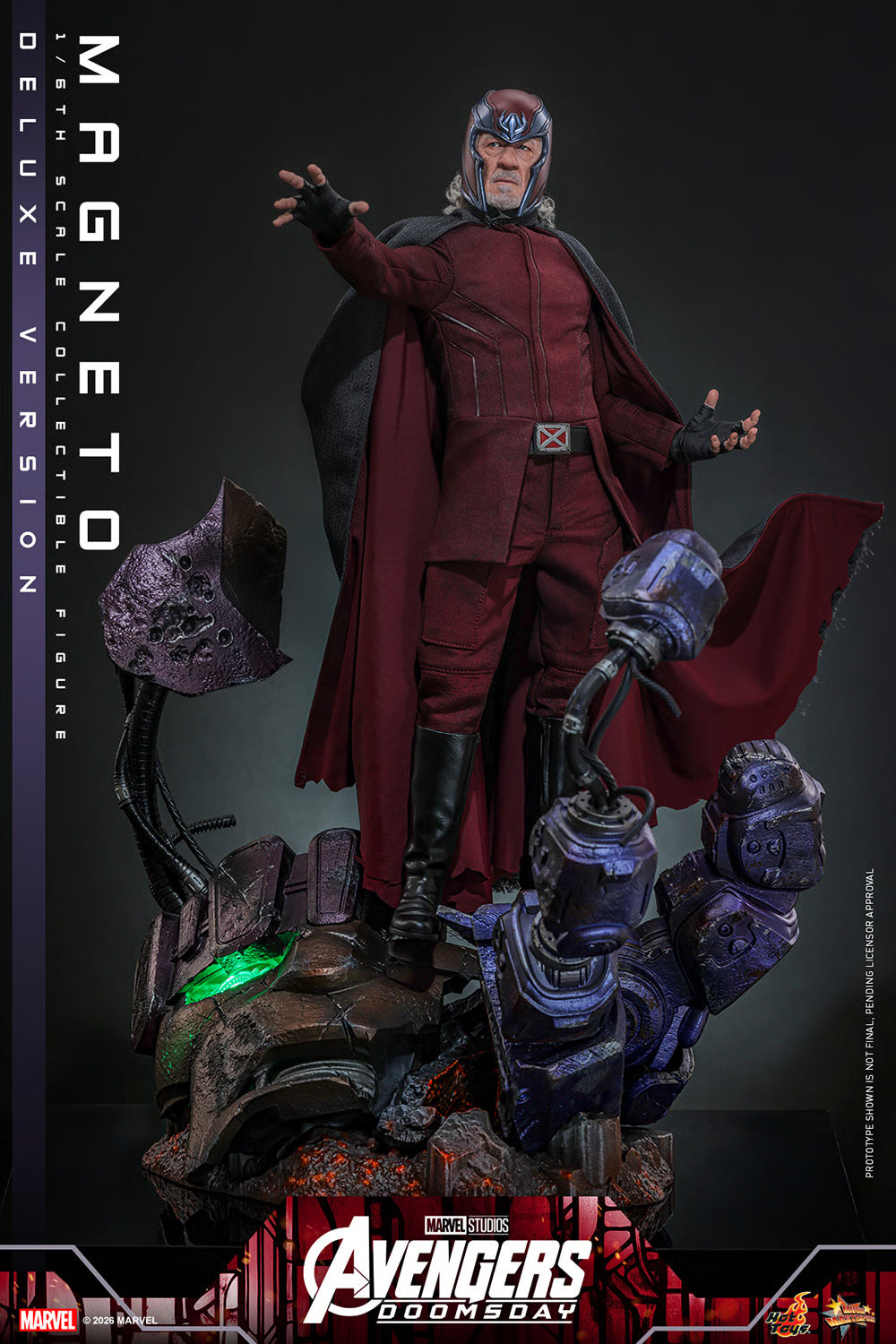 PRE-ORDER Hot Toys Marvel Avengers Doomsday Magento Deluxe Edition 1/6 Scale Figure