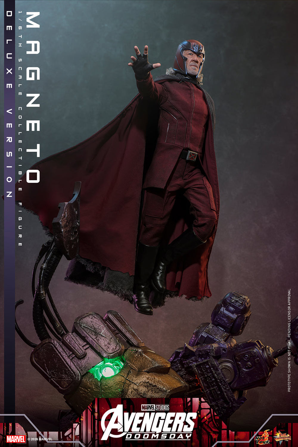 PRE-ORDER Hot Toys Marvel Avengers Doomsday Magento Deluxe Edition 1/6 Scale Figure